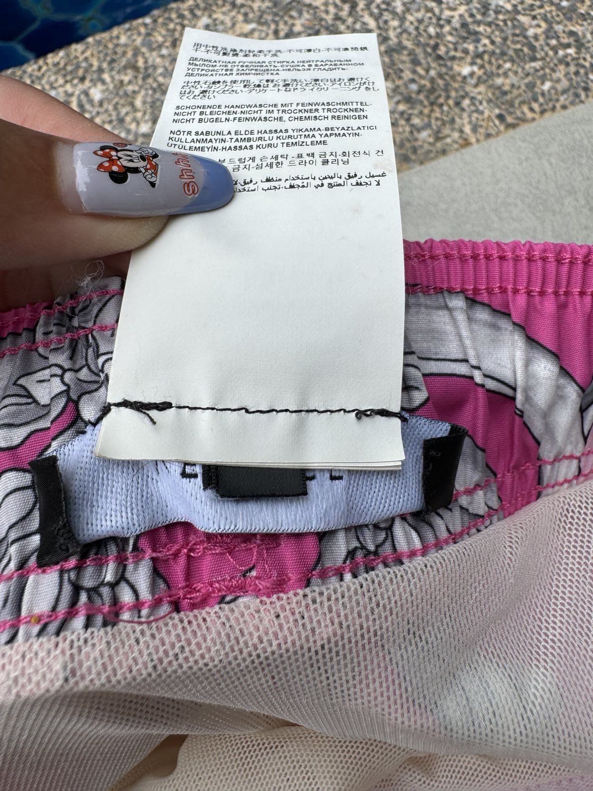 Versace Versace Pink Angel Nylon SwimShorts Size US 31 - 9 Thumbnail