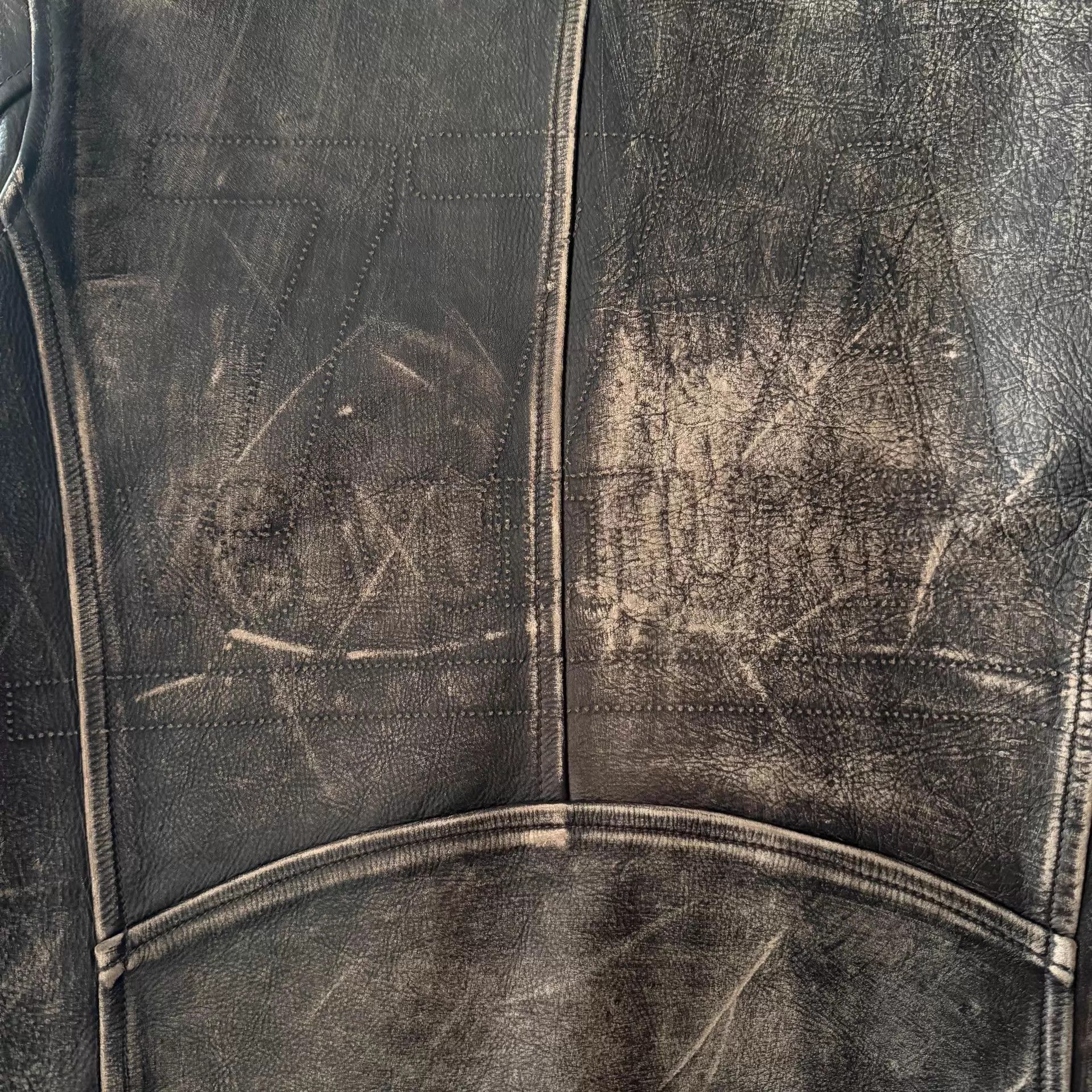 Levi's Levis Lvc 1950s Distressed Cowhide Motorcycle Jacket Size US M / EU 48-50 / 2 - 8 Thumbnail