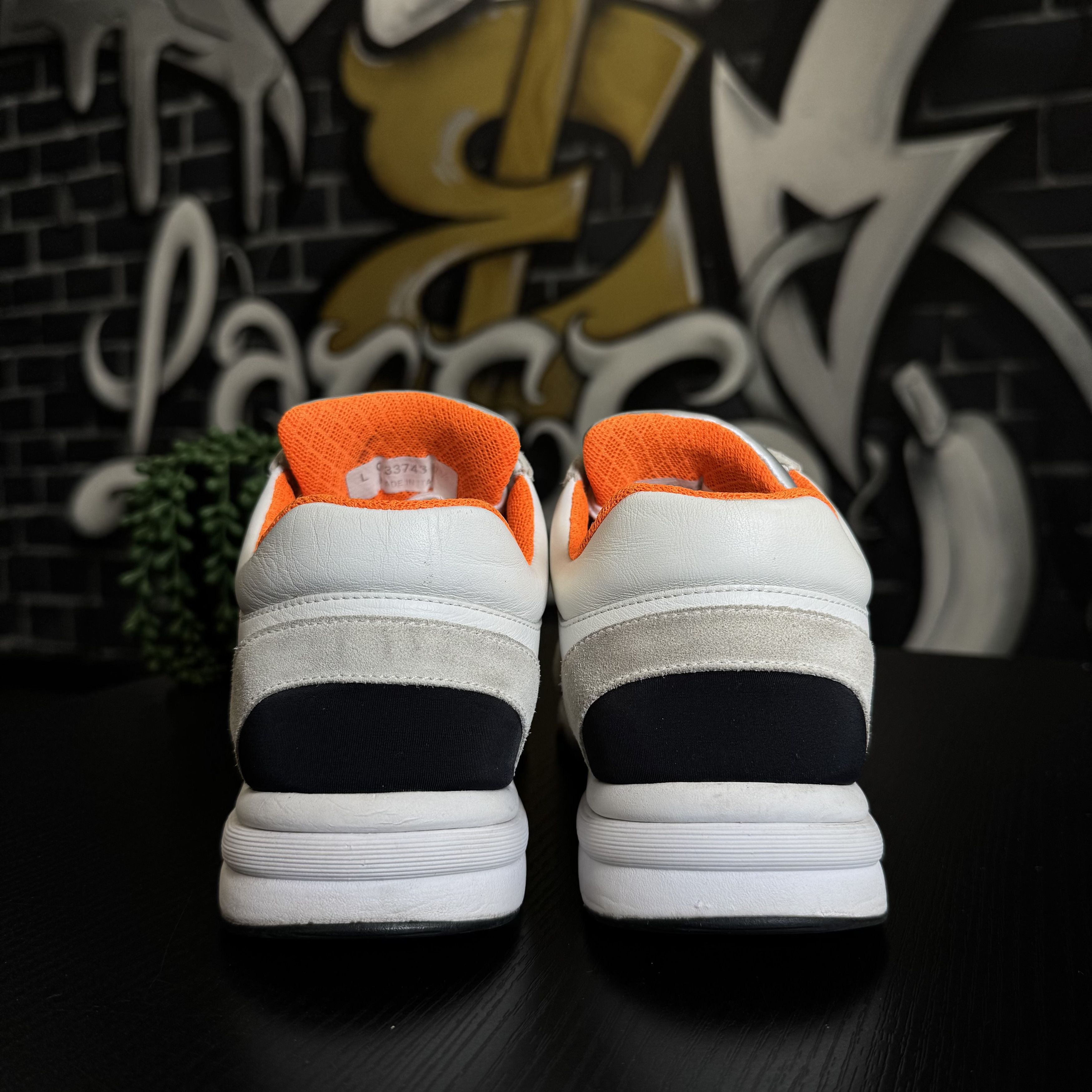 Chanel CHANEL TRAINER WHITE ORANGE Size US 5.5 / EU 38 - 4 Thumbnail