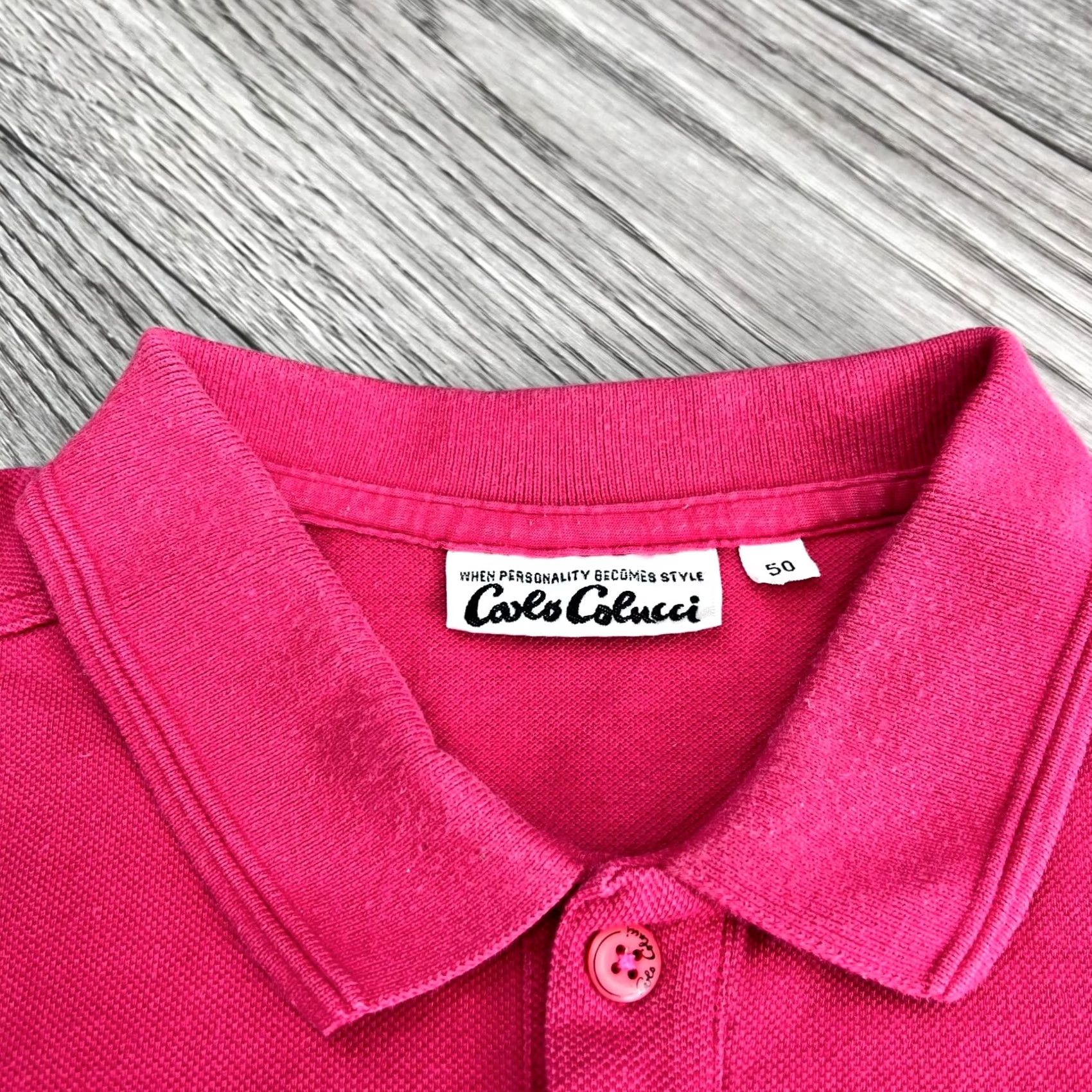 Carlo Colucci VINTAGE Carlo Colucci Shirt Mens M Pink Polo Men Size Size US M / EU 48-50 / 2 - 5 Thumbnail