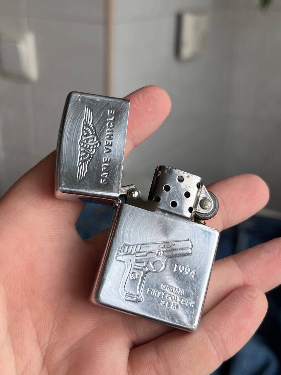 Japanese Brand × Vintage Y2K ELEGANCE PISTOL GUN GEOMETRIC METAL PUNK ROCK LIGHTER Size ONE SIZE - 7 Thumbnail