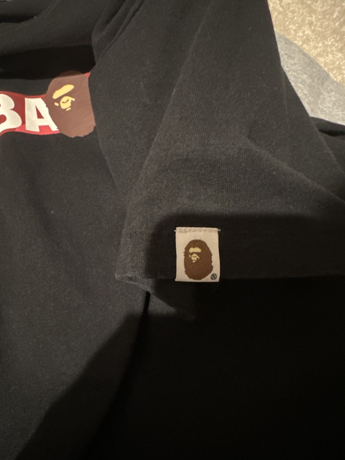 Bape Bape tee black red camo stripe Size US M / EU 48-50 / 2 - 6 Thumbnail