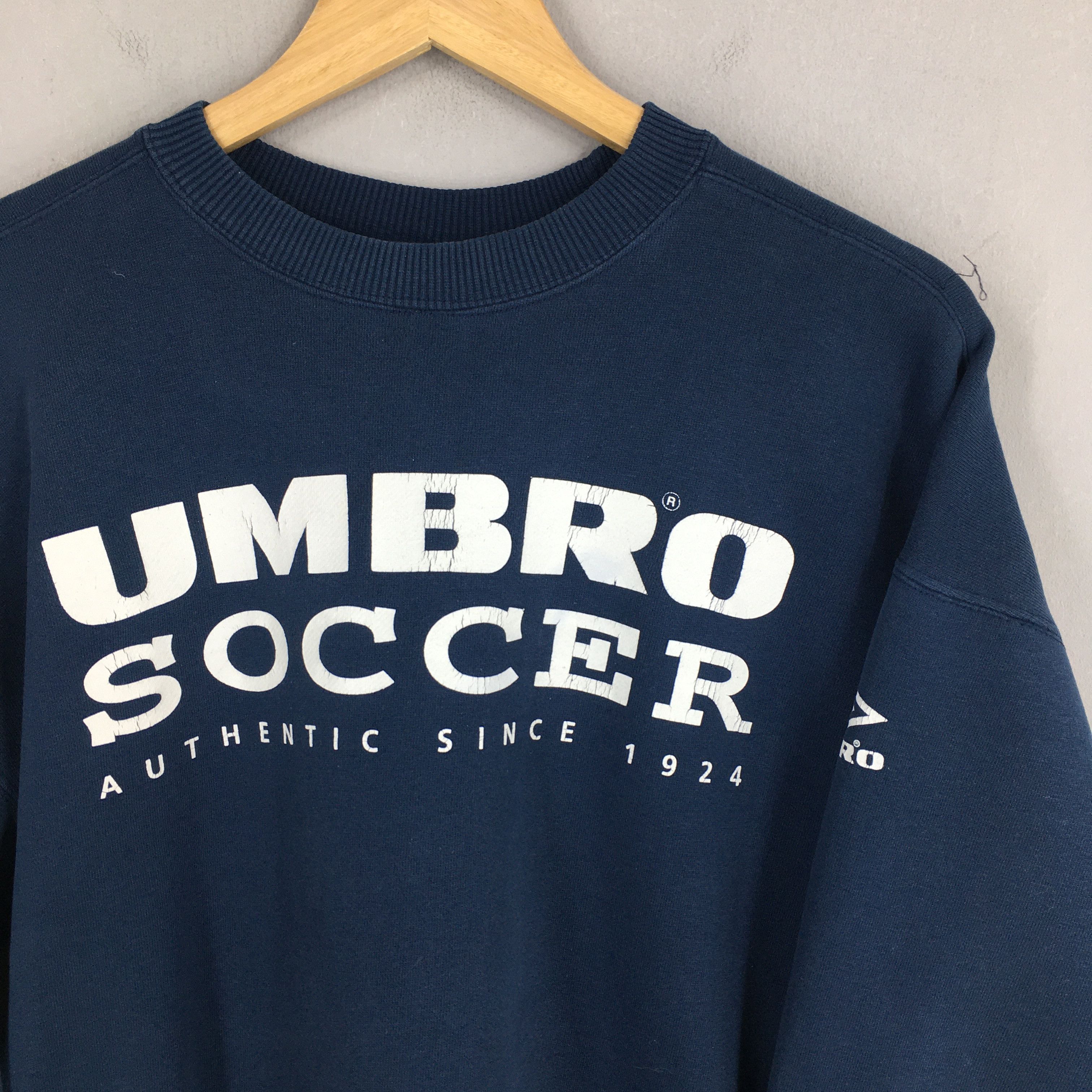Sports Specialties × Umbro Vintage Umbro Soccer Sportswear Blue Sweatshirt Medium Size US M / EU 48-50 / 2 - 2 Thumbnail
