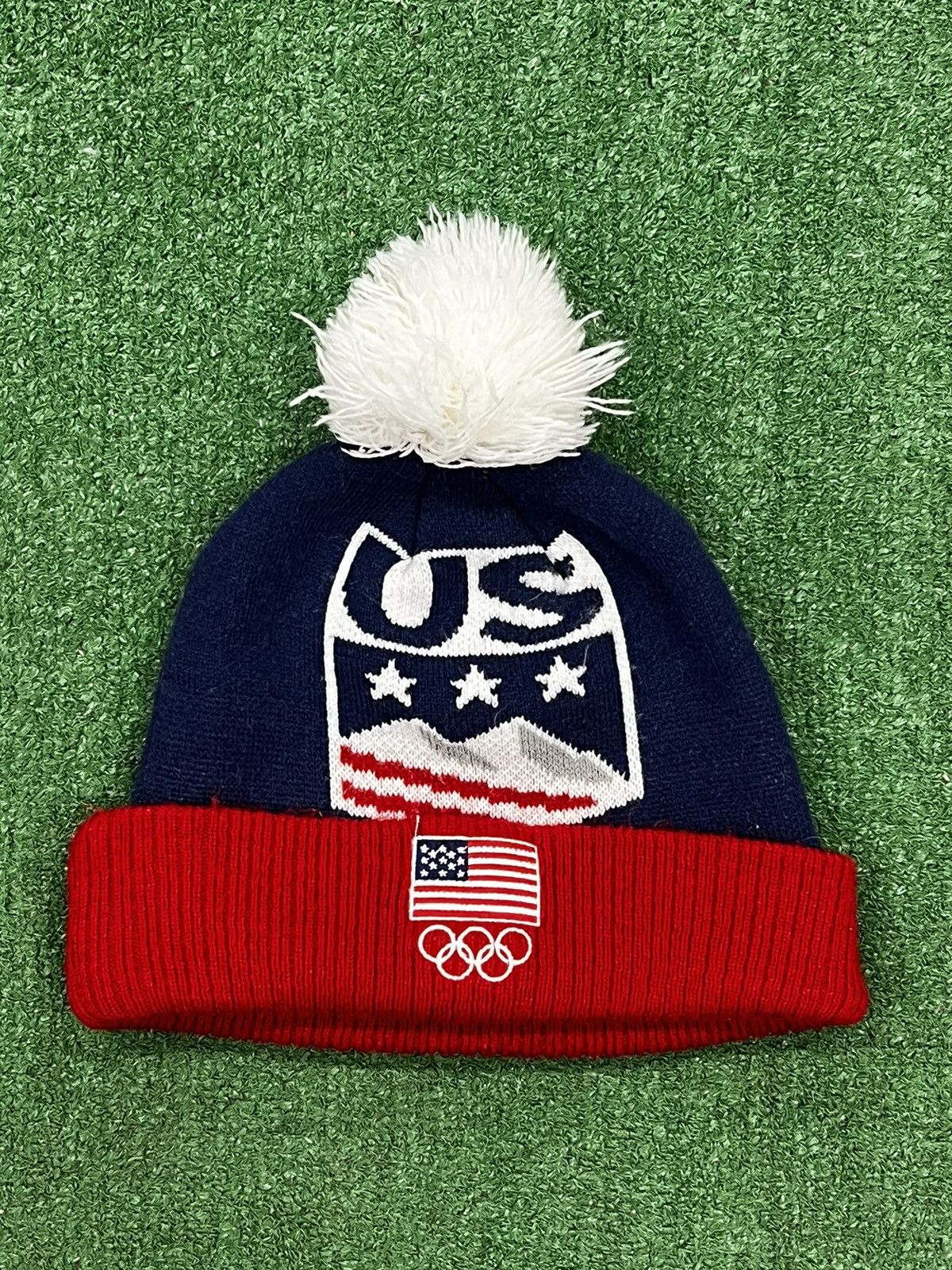 USA Olympics United States Olympic Team Apparel Pom Beanie Size ONE SIZE - 1 Thumbnail