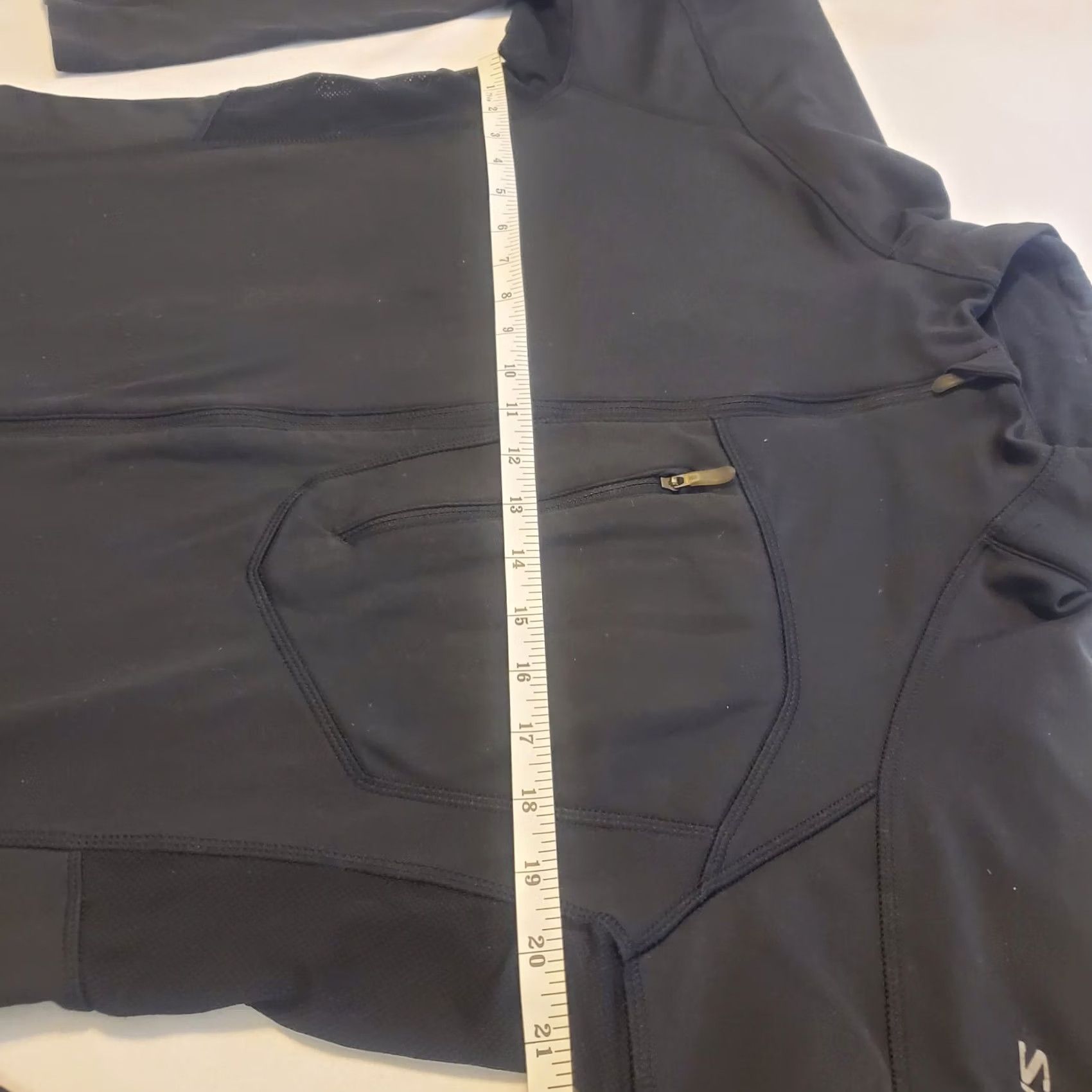 Salomon Salomon Womens Jacket Acti Lite Full Zip Black Large Athleisure Size L / US 10 / IT 46 - 7 Thumbnail