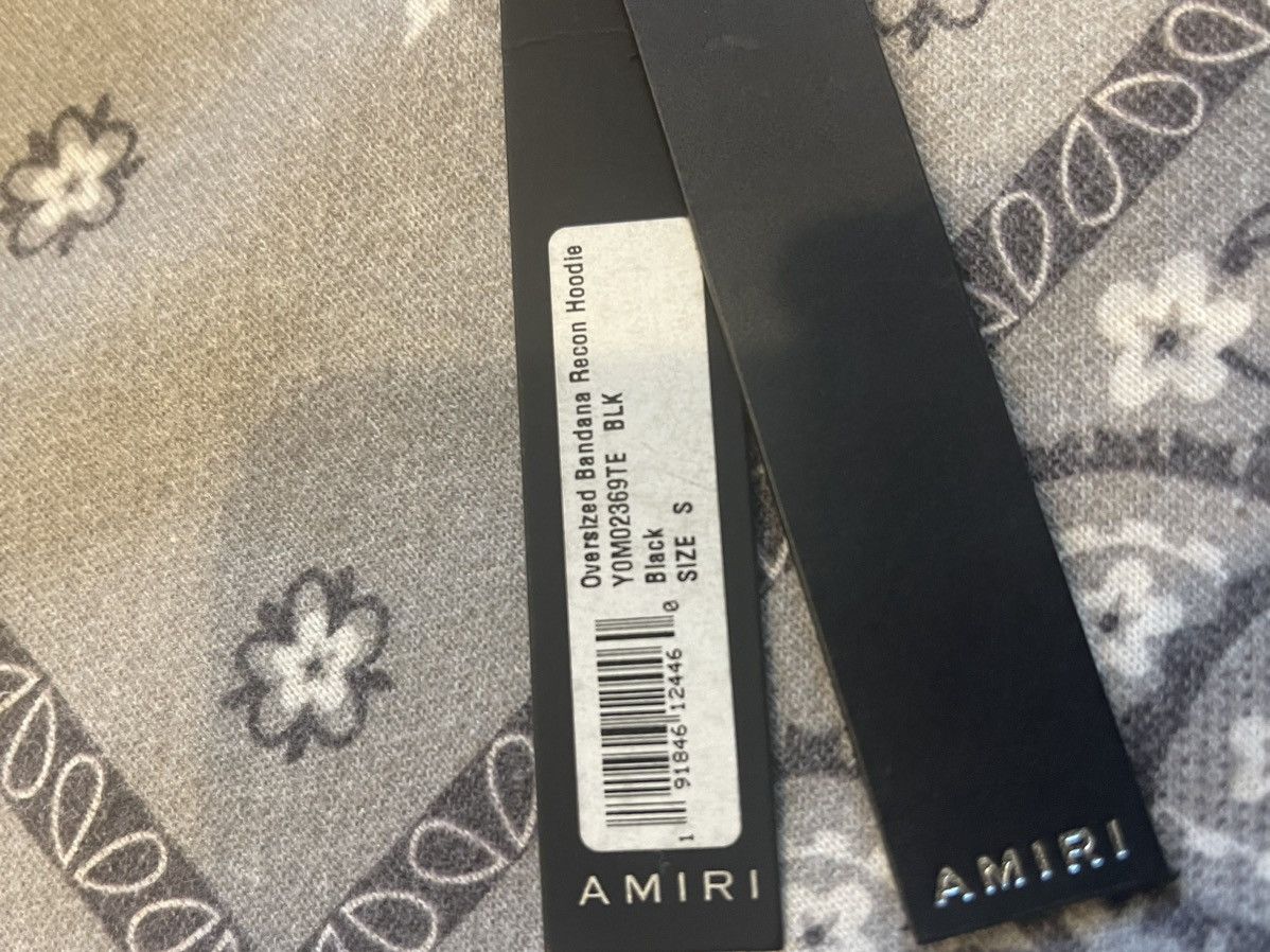 Amiri Amiri Oversized Bandana Recon Hoodie S Size US S / EU 44-46 / 1 - 12 Thumbnail