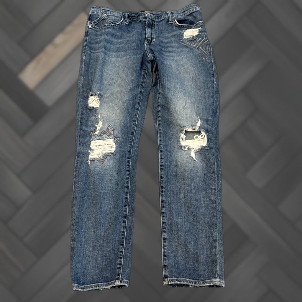 Vintage Rock & Republic Jeans Women’s 12M Berlin Skinny Medium Wash Blue Denim Stretch Size 34" / US 12 / IT 48 - 1 Thumbnail