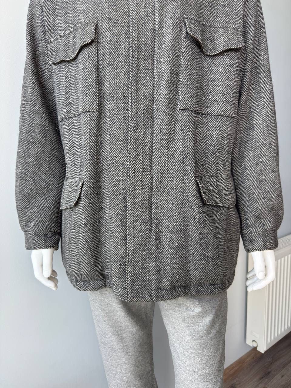 Loro Piana Loro Piana Traveller Wool Jacket Beaver Fur Lined Coat Size US XL / EU 56 / 4 - 6 Thumbnail