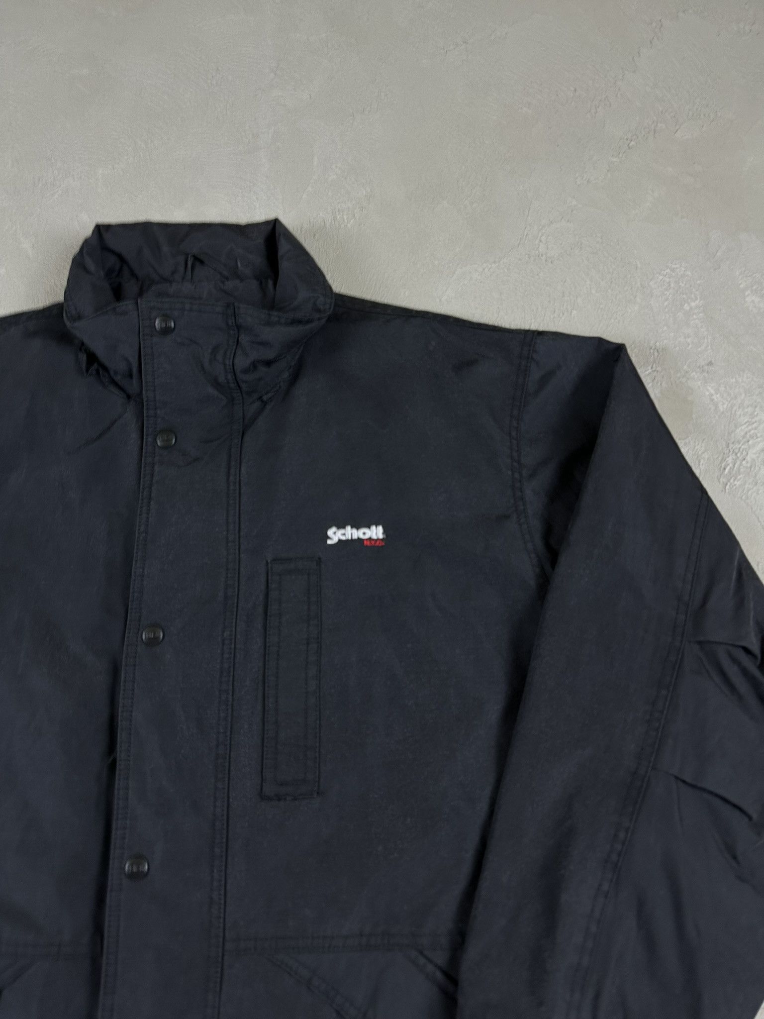 Schott Vintage Schott Nylon Long Logo Military Jacket Size US XL / EU 56 / 4 - 4 Thumbnail