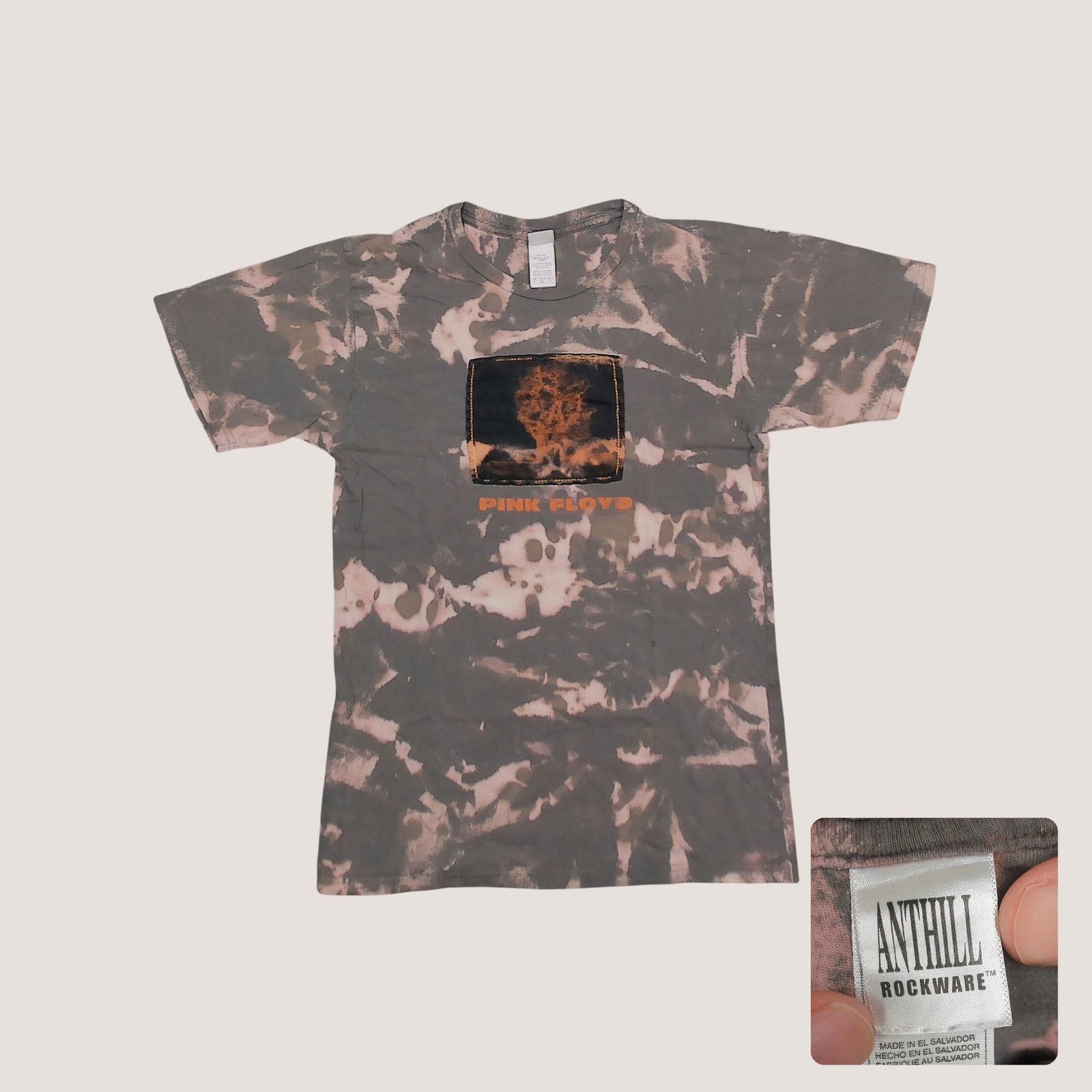 Vintage VTG Anthill Rockware Y2K 2005 Pink Floyd Custom 1-of-1 Tee Size US S / EU 44-46 / 1 - 1 Thumbnail