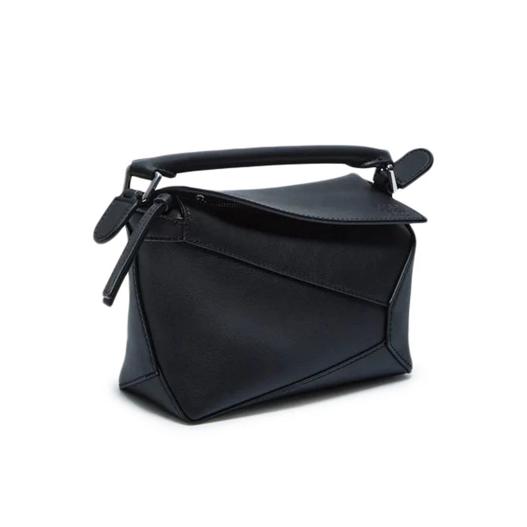 Loewe LOEWE Puzzle Edge Mini Black Leather Handbag New & Authentic Size ONE SIZE - 2 Thumbnail