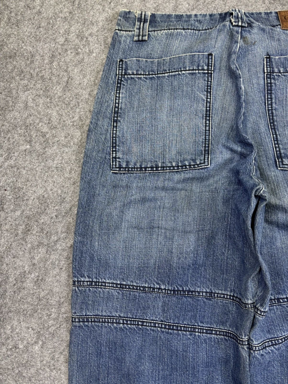 Marithe + Francois Girbaud 💥Super Baggy💥MFG Multipocket Double Knee Style Denim F888 Size US 36 / EU 52 - 10 Thumbnail
