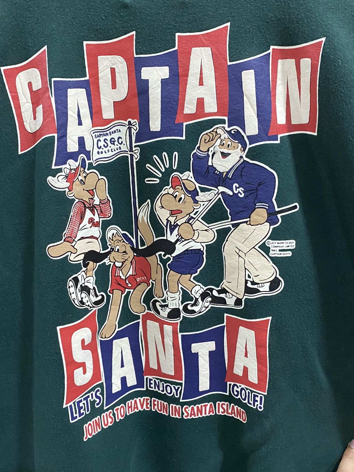 Cartoon Network × Vintage RARE VINTAGE CAPTAIN SANTA NICE DESIGN SWEATSHIRT Size US L / EU 52-54 / 3 - 6 Thumbnail
