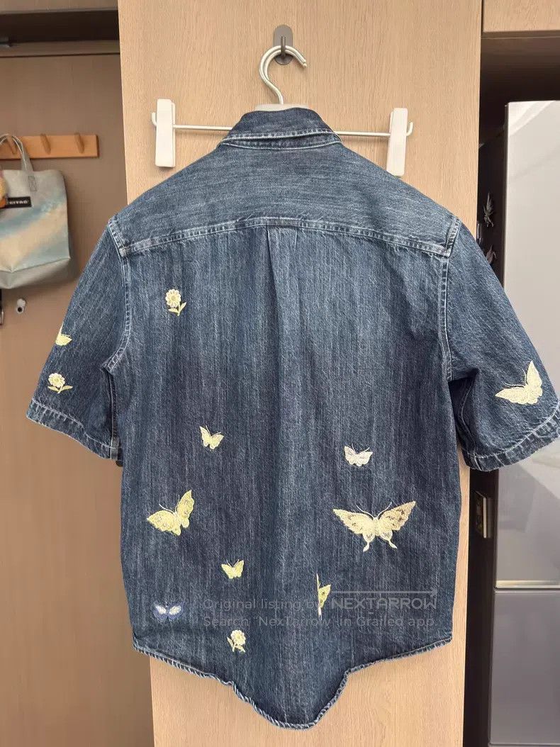 Our Legacy Our Legacy Indigo Denim Short Sleeve Shirt Size US S / EU 44-46 / 1 - 6 Thumbnail