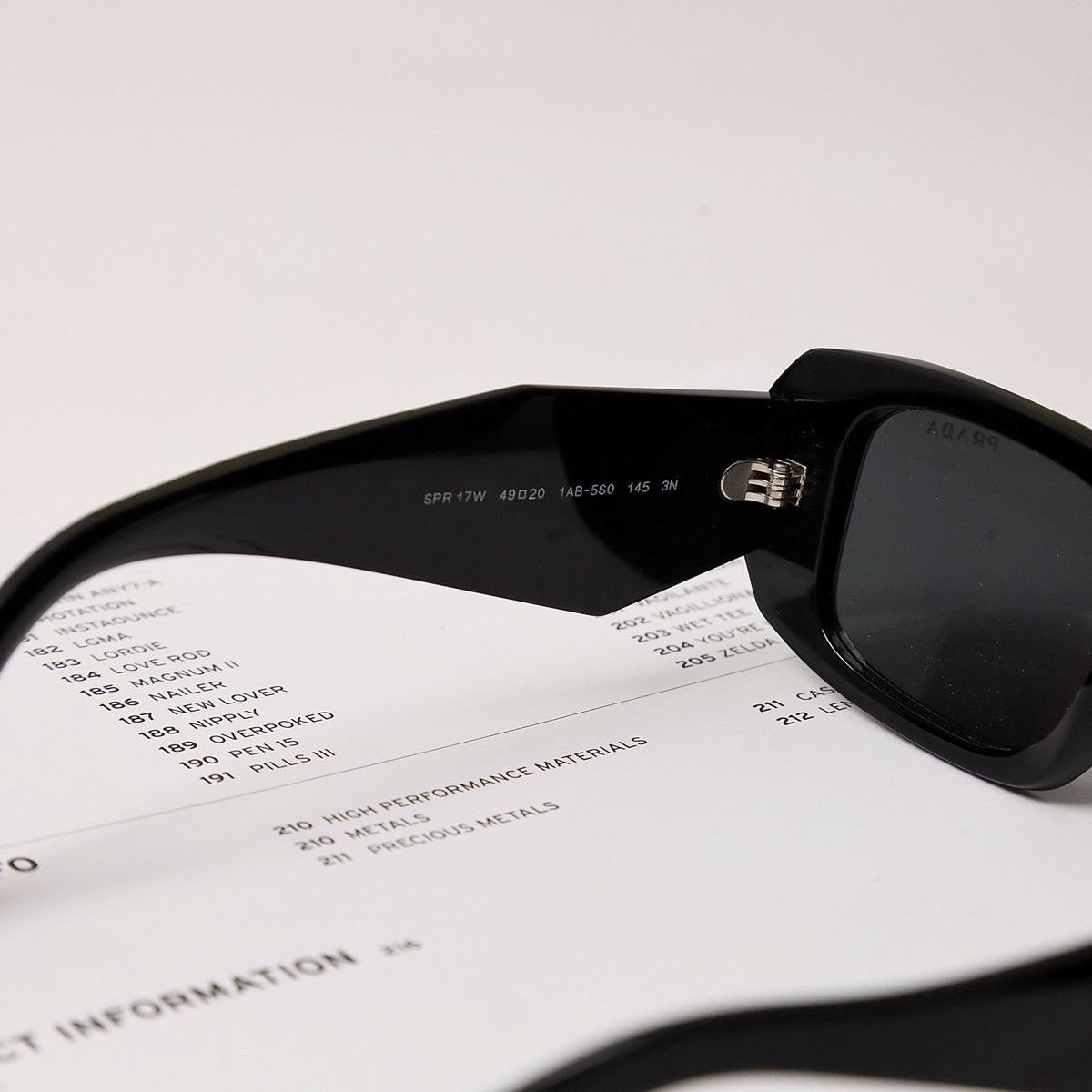 Prada PRADA 0PR 17WS SUNGLASSES Size ONE SIZE - 5 Thumbnail