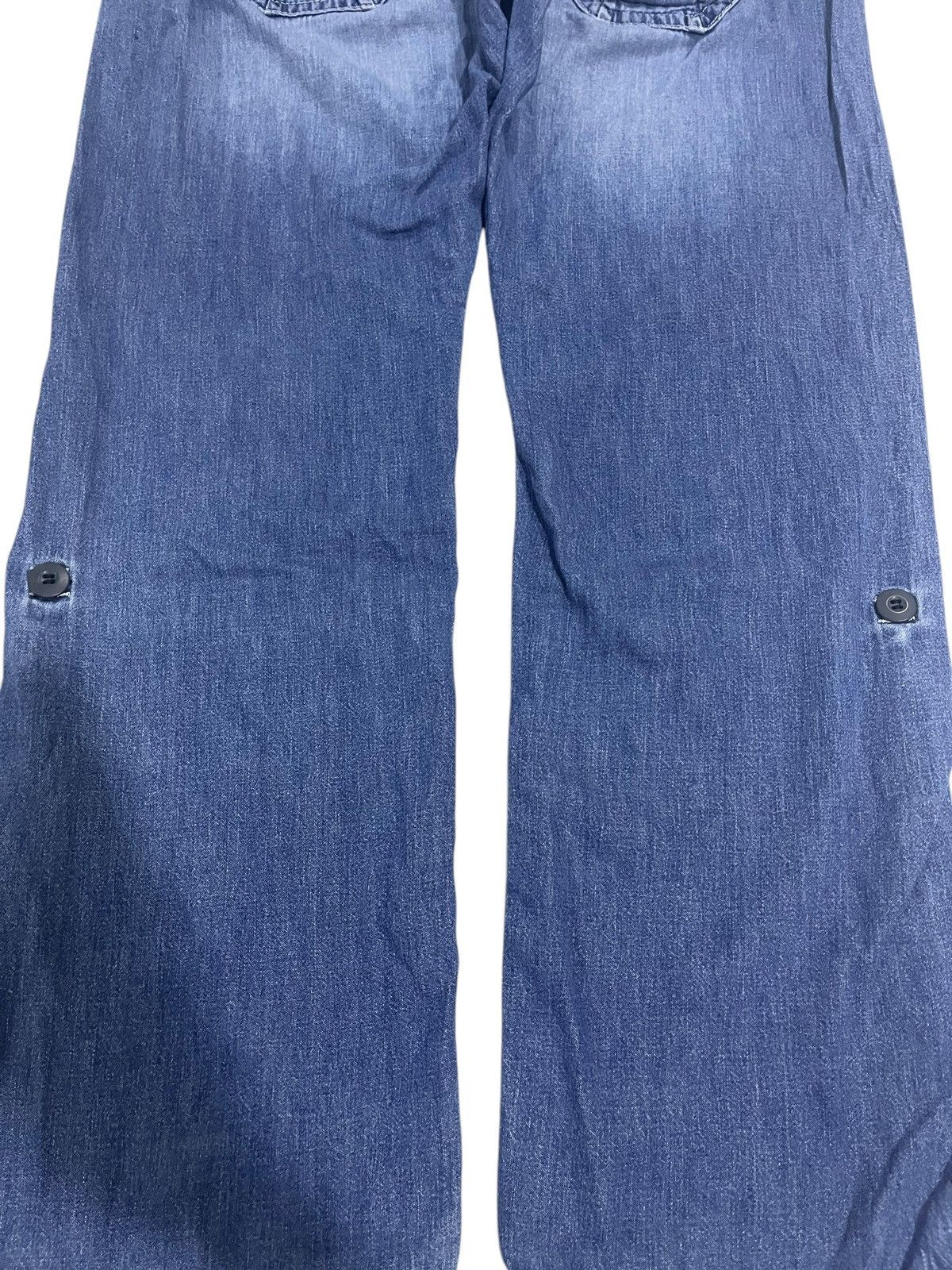 If Six Was Nine × Japanese Brand × Le Grande Bleu (L.G.B.) BAGGY💥 VINTAGE EDWIN WASHED BLUE DENIM Size US 35 - 10 Thumbnail
