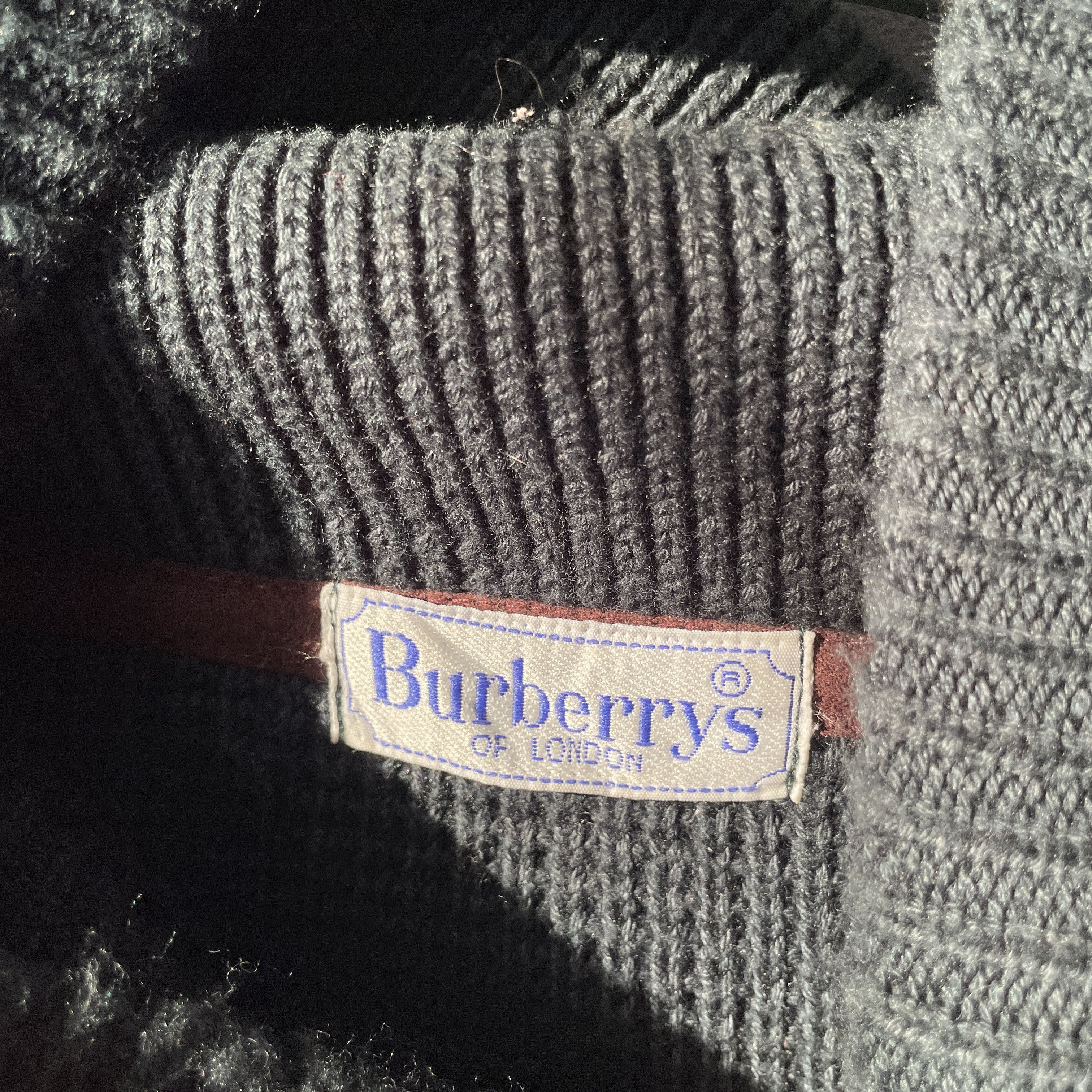 Burberry BURBERRYS Vintage 00 Knitwear Heavy Cardigan Sweater Jumper Size US M / EU 48-50 / 2 - 4 Thumbnail