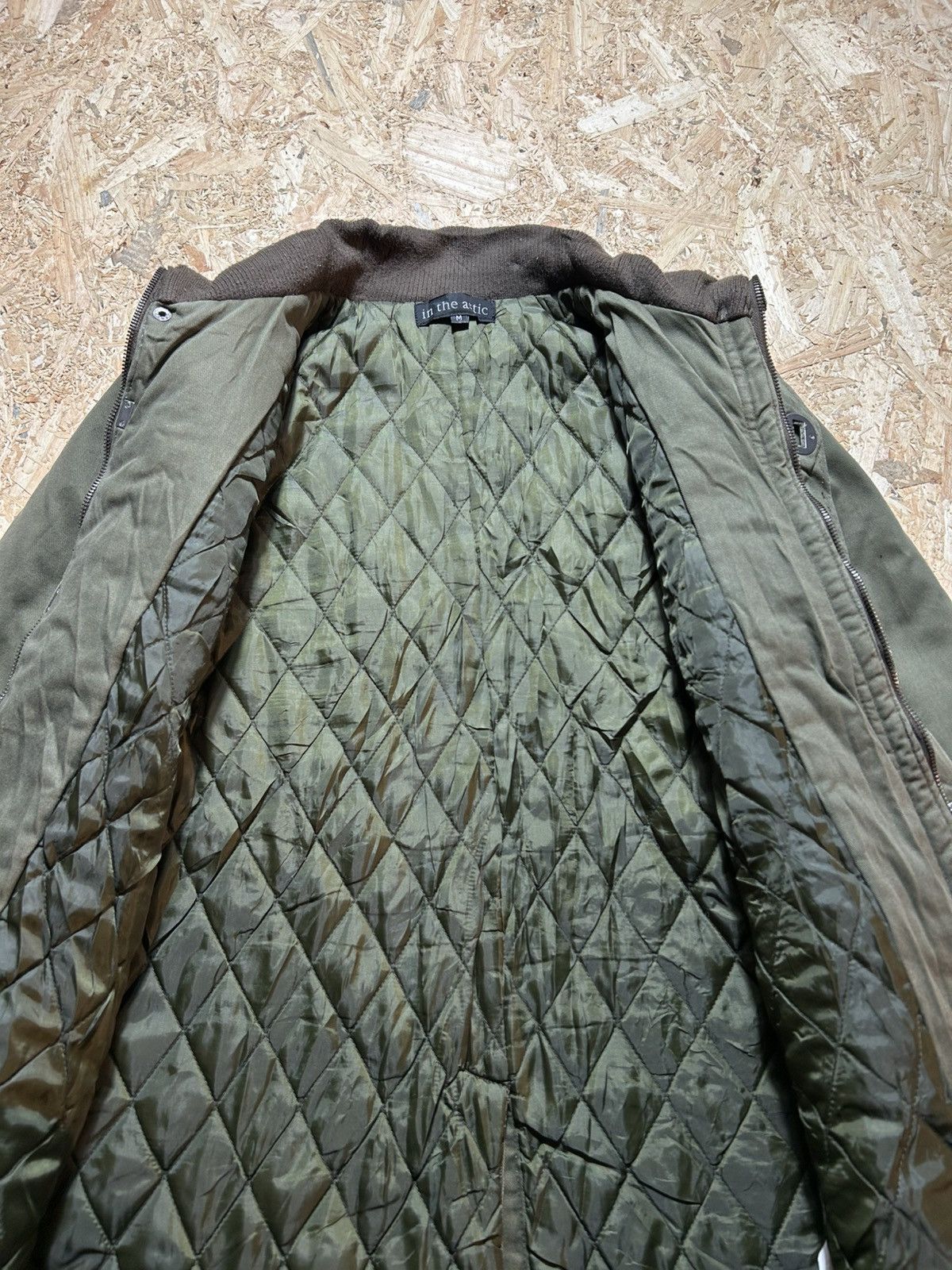 In The Attic In The Attic Olive Green Military Style Jacket Size US M / EU 48-50 / 2 - 9 Thumbnail