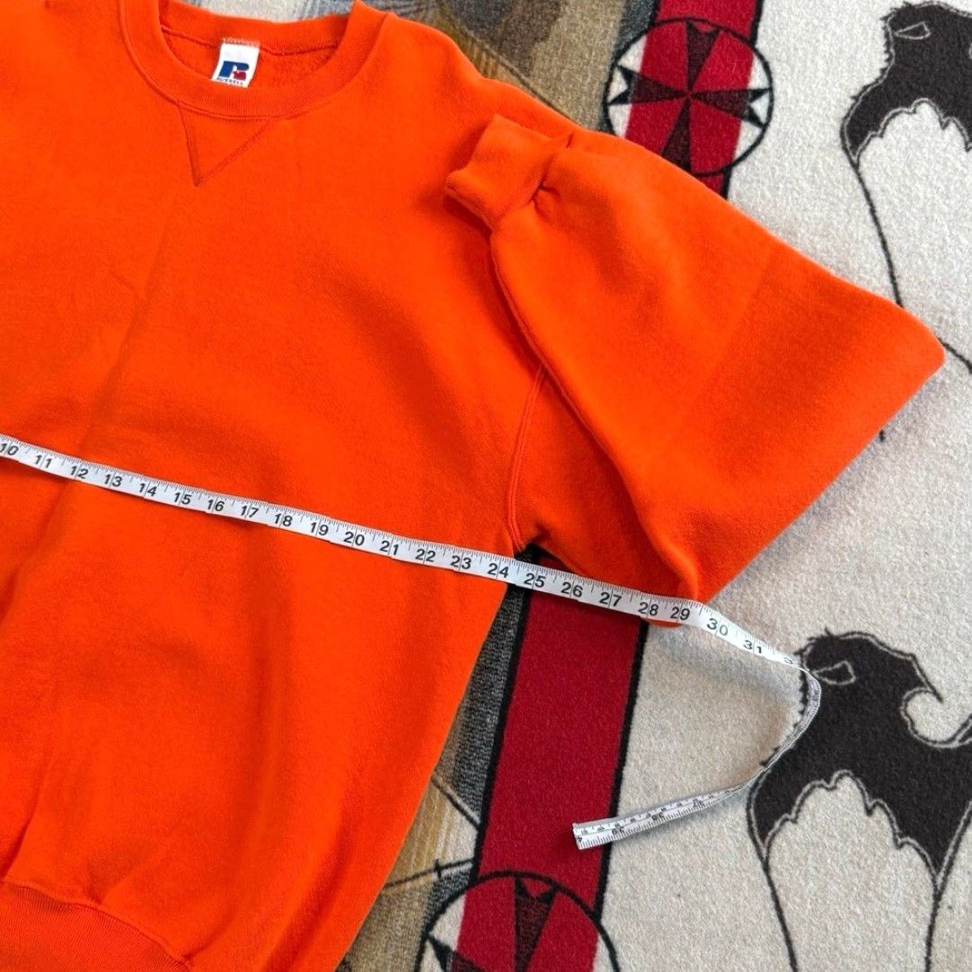 Russell Athletic VINTAGE Russell Athletic Orange Crew Neck Sweatshirt XL Men Pullover 90s Solid Long Sleeve Regular Size XL Crew Neck Men Size US XL / EU 56 / 4 - 5 Thumbnail
