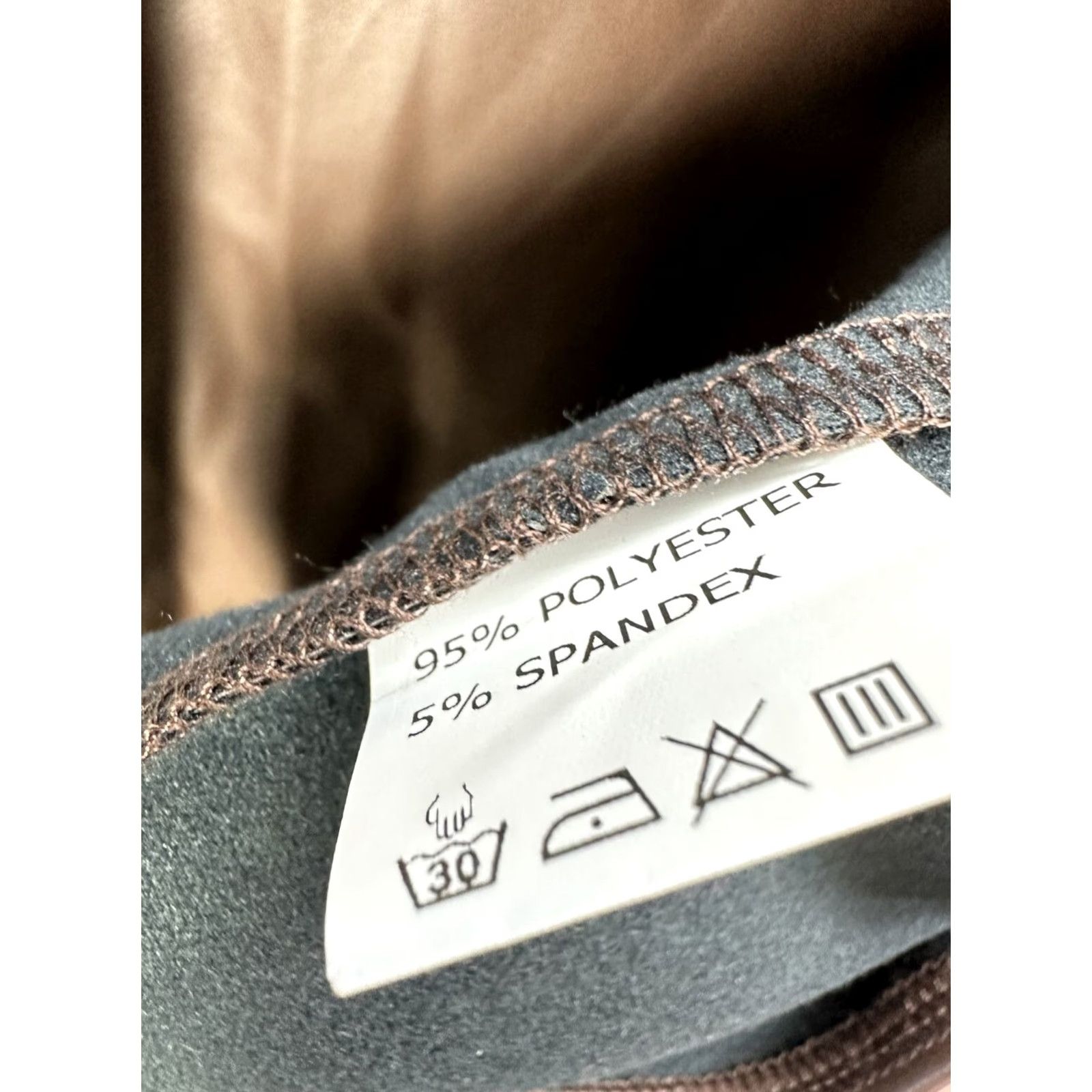 Vintage Micas Brown Faux Leather Wrap Skirt Knee Length Straight Pencil XL NWT Women Adult Size XL Wrap Style Brown NWT Skirt Size 40" / US 18 - 8 Thumbnail