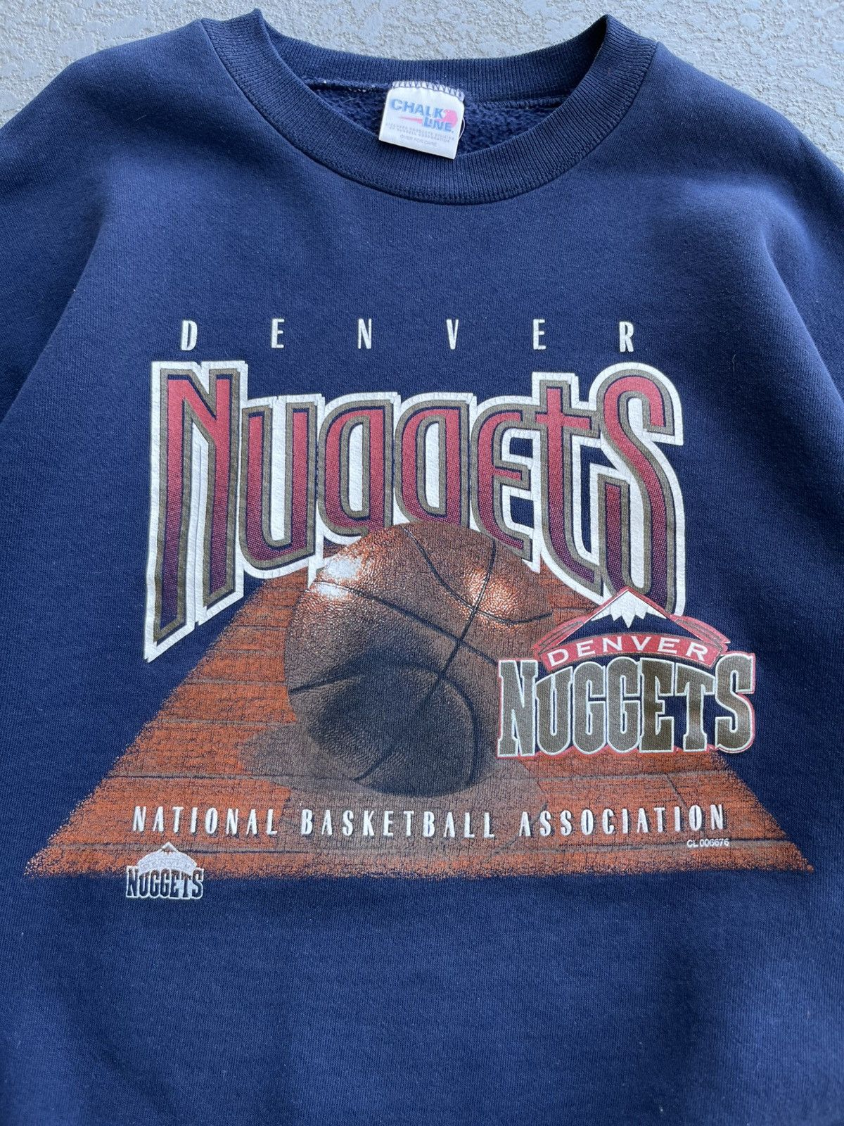 Chalk Line Vintage 90s Denver Nuggets Crewneck Sweater Size US XL / EU 56 / 4 - 2 Thumbnail