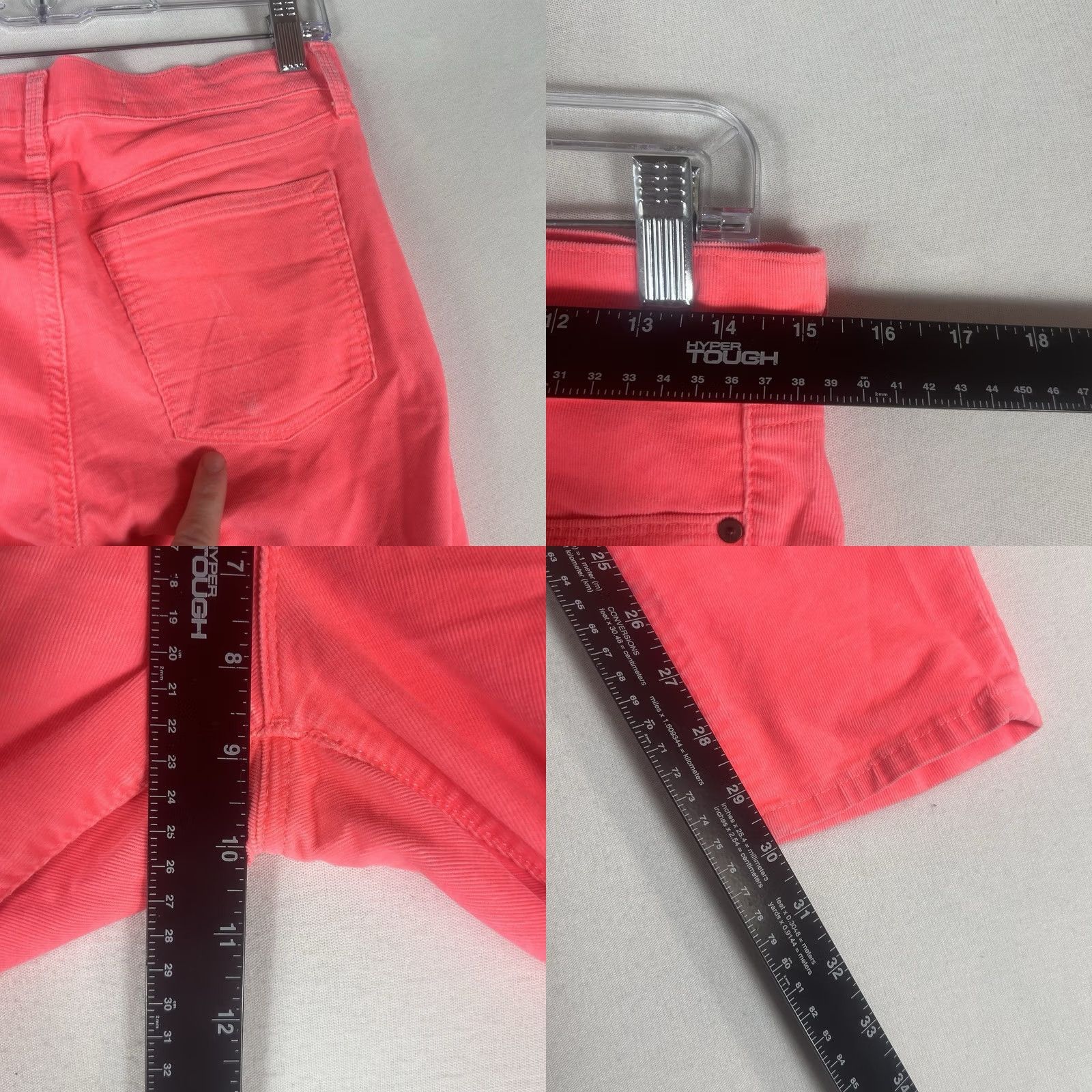 Gap Gap 1969 Velour Corduroy Chino Pants Women 26 Regular Pink Size 26" / US 2 / IT 38 - 9 Thumbnail