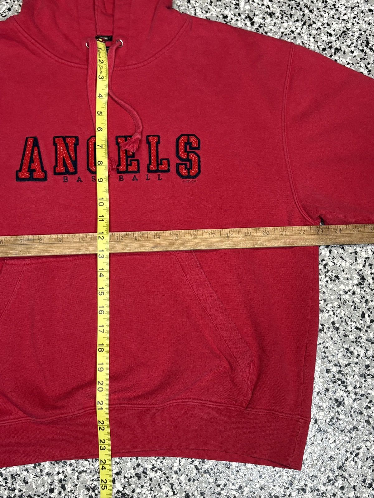MLB Vintage 2004 Big Cotton Anaheim Angels Hoodie Size M 0586 Size US M / EU 48-50 / 2 - 9 Thumbnail