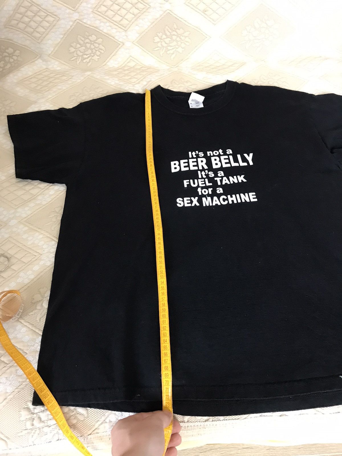Vintage 🔥 Vintage Sex Machine Beer Belly Y2K Streetwear T Shirt Size US XL / EU 56 / 4 - 12 Thumbnail