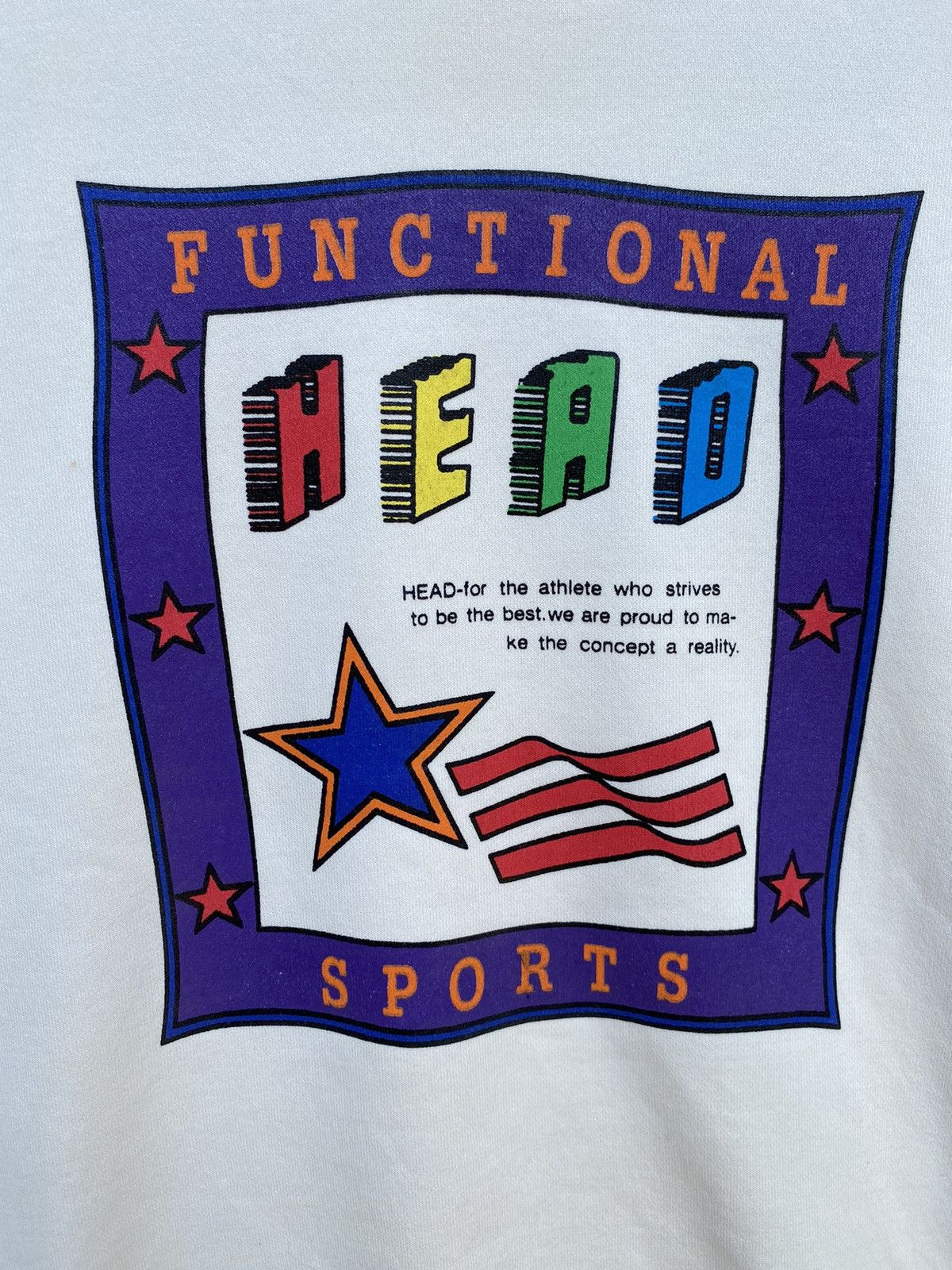 Japanese Brand Vintage Head Sports Sweatshirt Pullover Jumper Crewneck Size US L / EU 52-54 / 3 - 6 Thumbnail