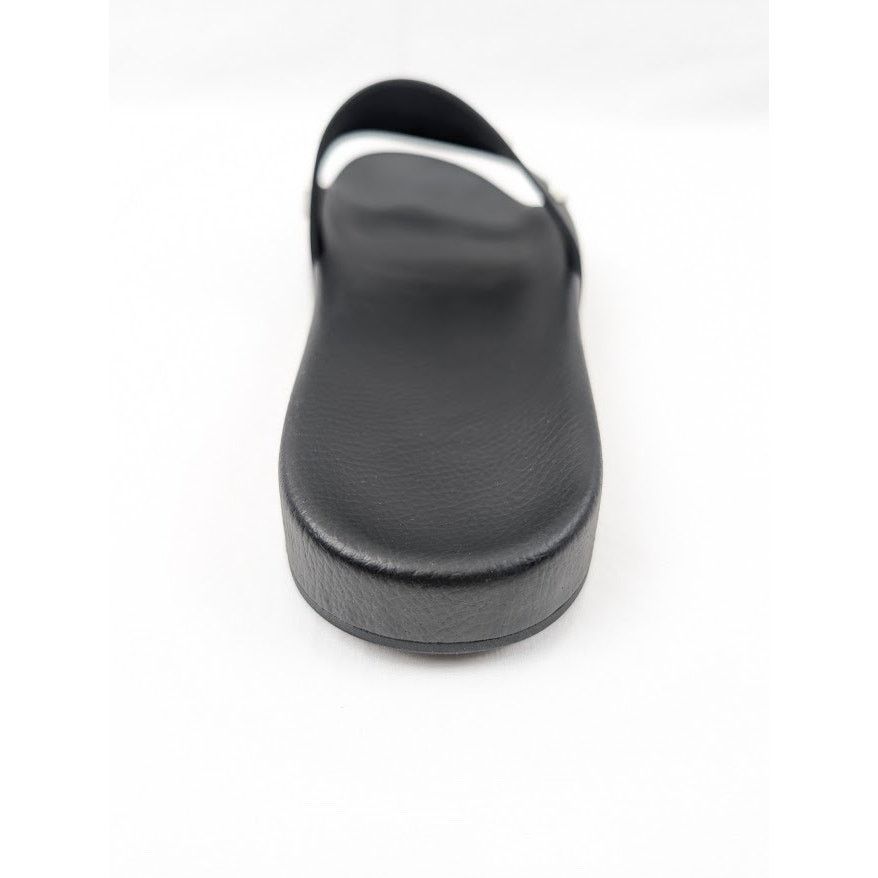 Amiri o1rshd1 Logo Pool Slide Slipper in Black/White Size US 7 / EU 40 - 10 Thumbnail