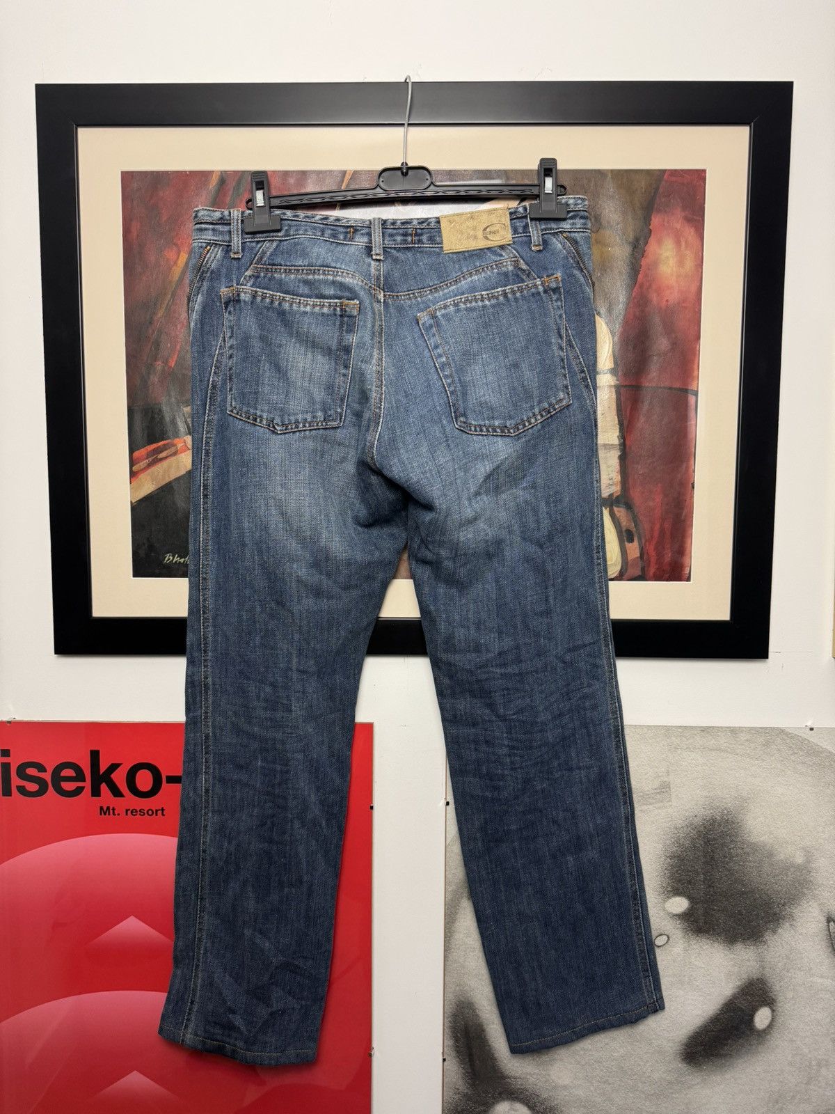 Just Cavalli Just Cavalli Vintage Y2k Zips Denim Pant Jeans Avant Garde Size US 33 - 2 Thumbnail