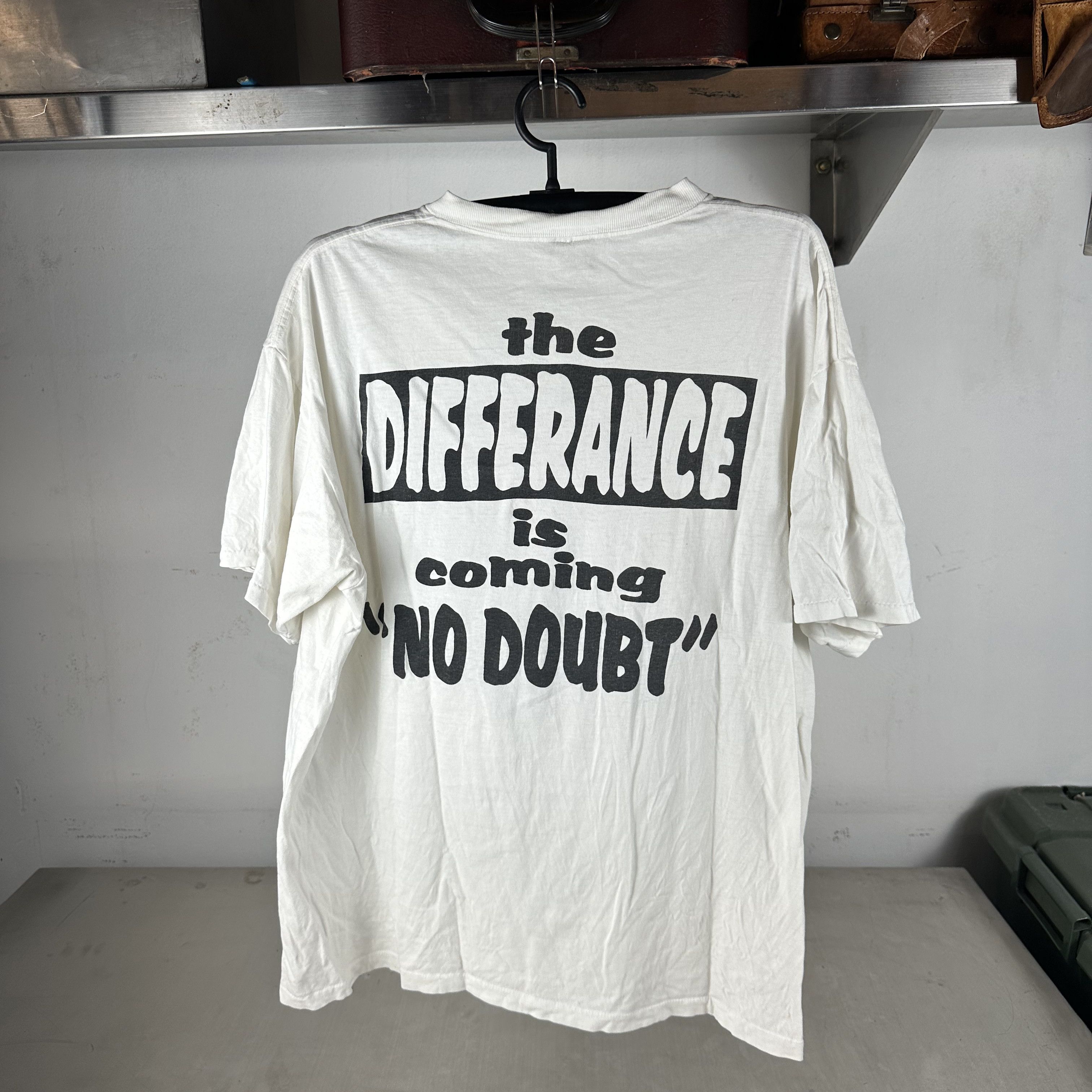 Vintage 90s Rowhouse Records The Difference Coming No Doubt Tee Size US XL / EU 56 / 4 - 3 Thumbnail
