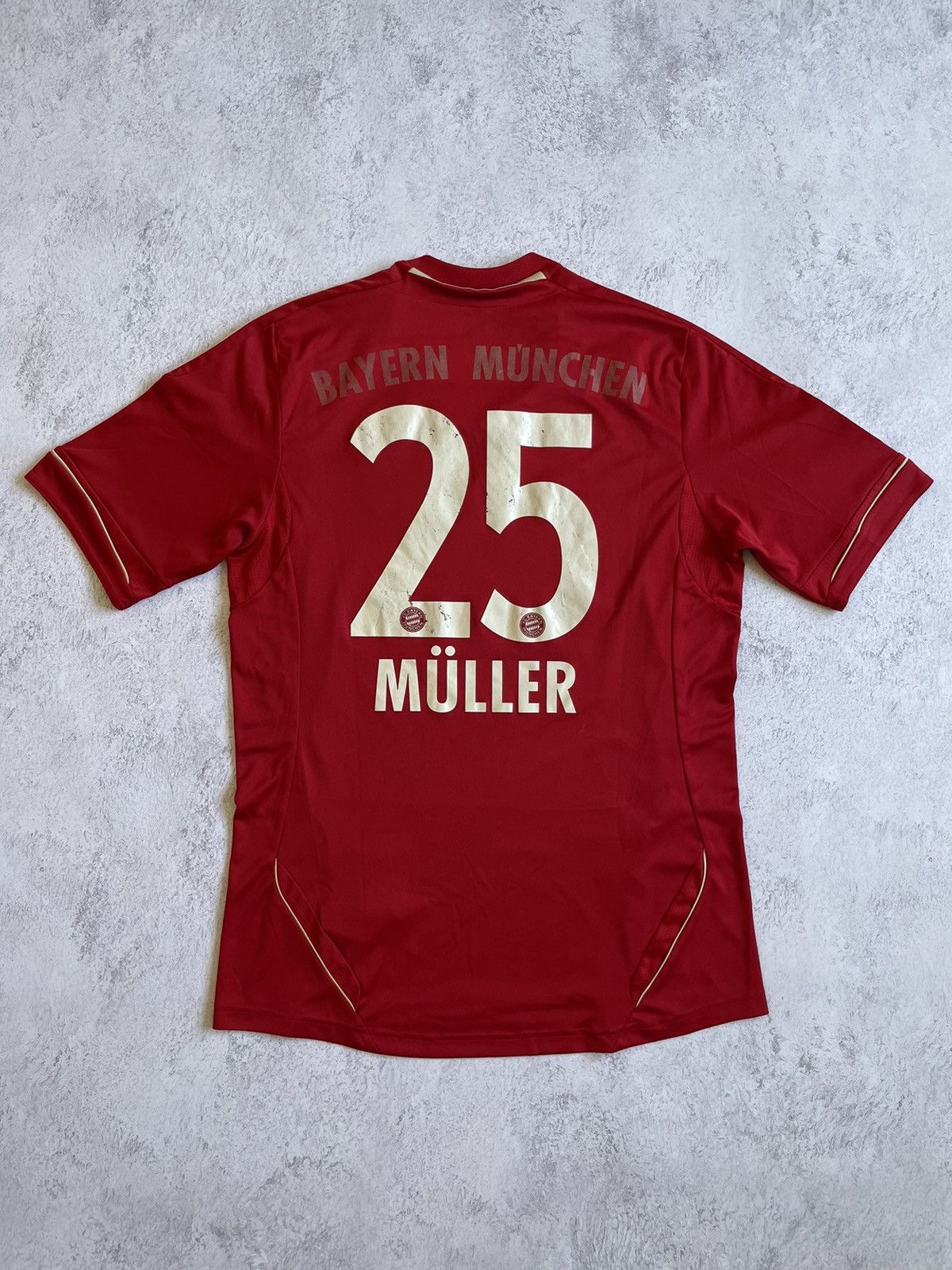 Adidas Adidas Bayern Munich 2012/2013 Home Soccer Jersey #25 Müller Size US M / EU 48-50 / 2 - 10 Thumbnail