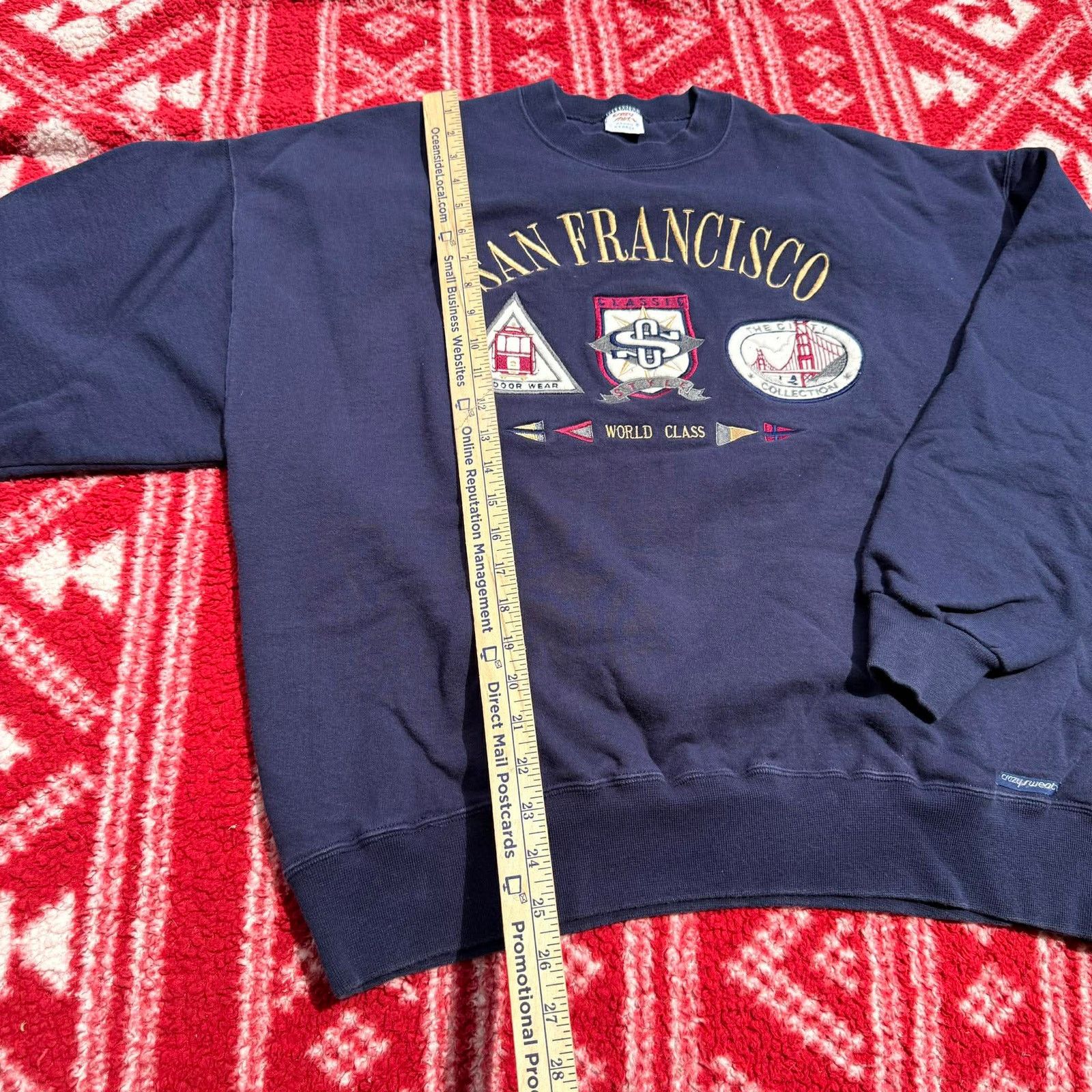 Other Vtg 90s Crazy Shirts Hawaii San Francisco Sweatshirt Size US XL / EU 56 / 4 - 5 Thumbnail