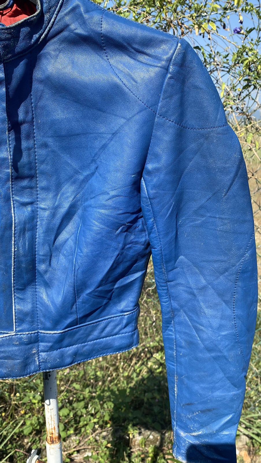 Genuine Leather Rare Vintage Harro Kombi Leather Jacket Size ONE SIZE - 7 Thumbnail