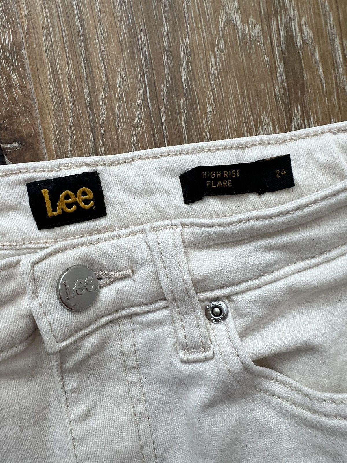 Lee Womens lee high rise flare jeans Size 24" / US 00 / IT 34 - 3 Thumbnail