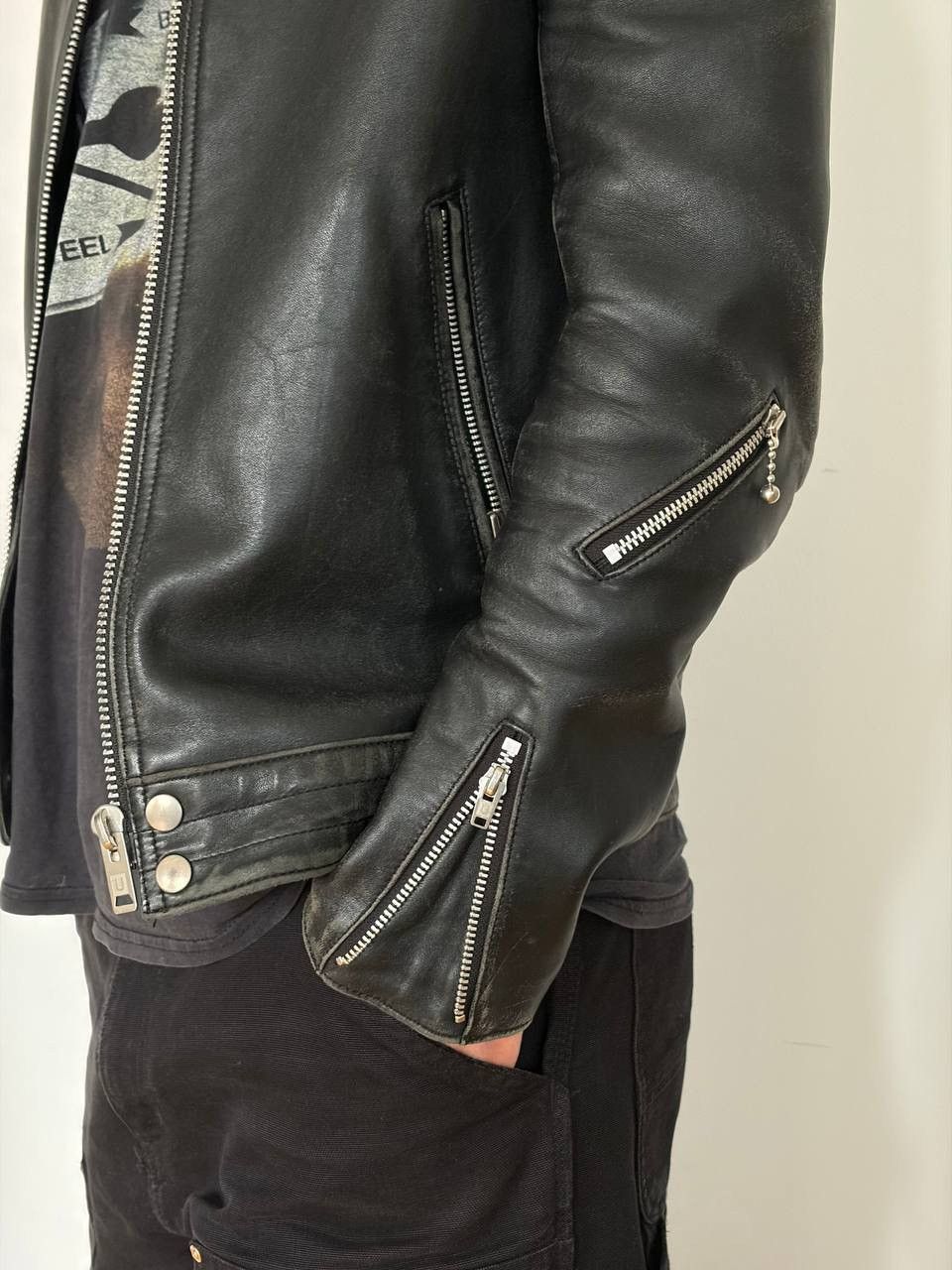 Undercover Undercover x Bounty Hunter Lambskin Biker Leather Jacket Size US M / EU 48-50 / 2 - 10 Thumbnail