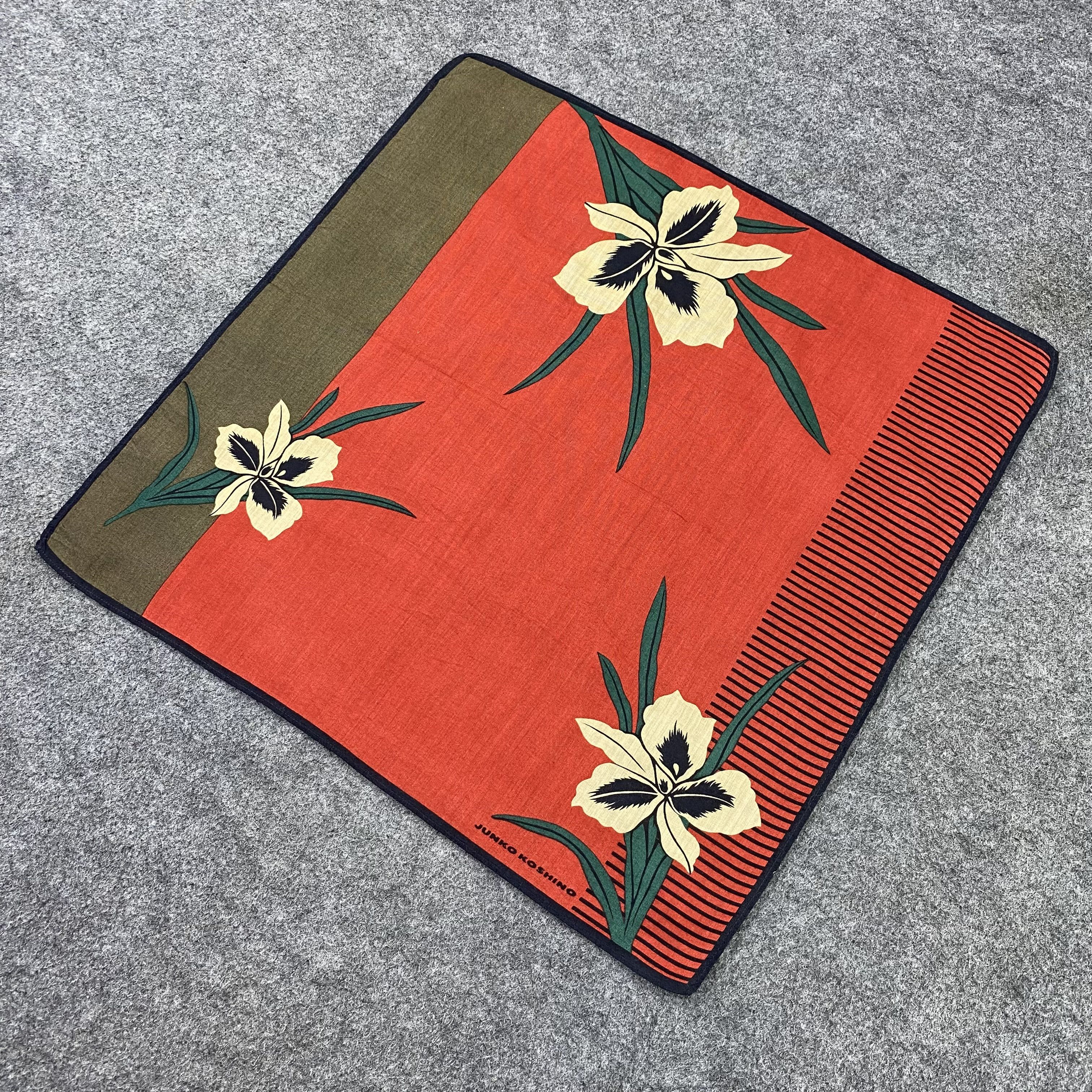 Japanese Brand Junko Koshino Handkerchief / Bandana / Neckerchief-B1273 Size ONE SIZE - 4 Thumbnail