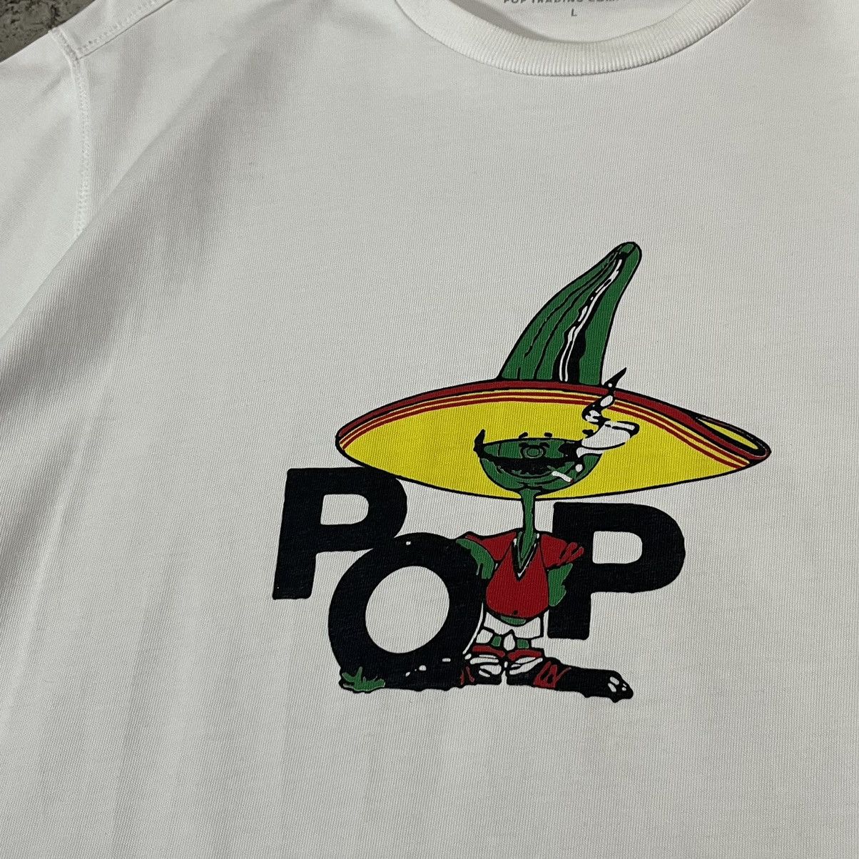 Pop Trading Company Pop Trading Company Smoking Pepper SS Tee - White Size US L / EU 52-54 / 3 - 7 Thumbnail