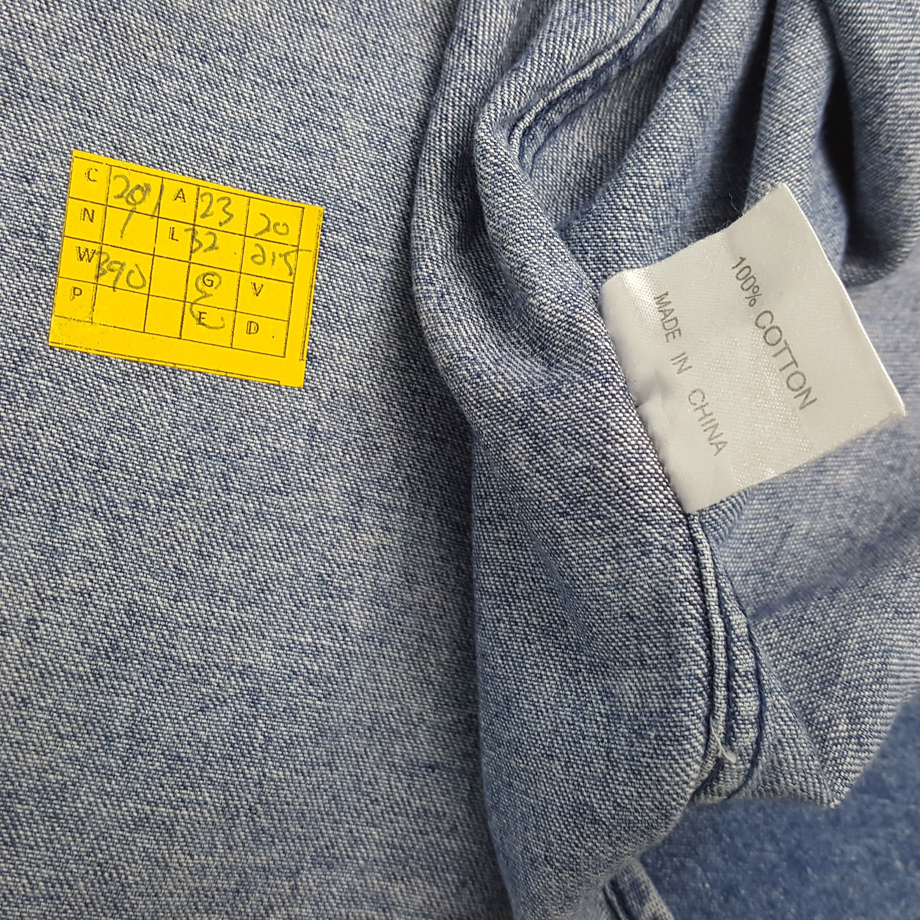Burberry × Vintage Vintage BURBERRY LONDON Fashion Style Denim Shirts Size US M / EU 48-50 / 2 - 6 Thumbnail