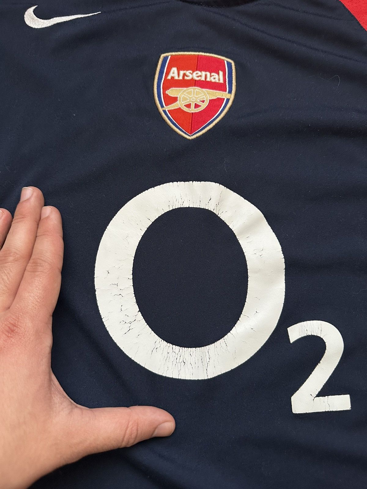 Nike 2005/06 Nike Arsenal Total 90 ‘Distressed’ Training Jersey Size US L / EU 52-54 / 3 - 6 Thumbnail