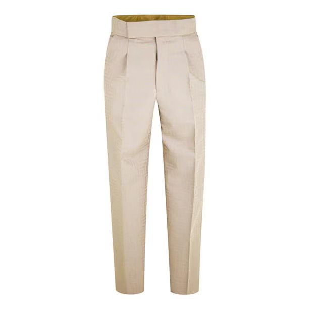 image of Fear Of God O1G2R1Mq0524 Pleat Trousers In Beige, Men's (Size 36)