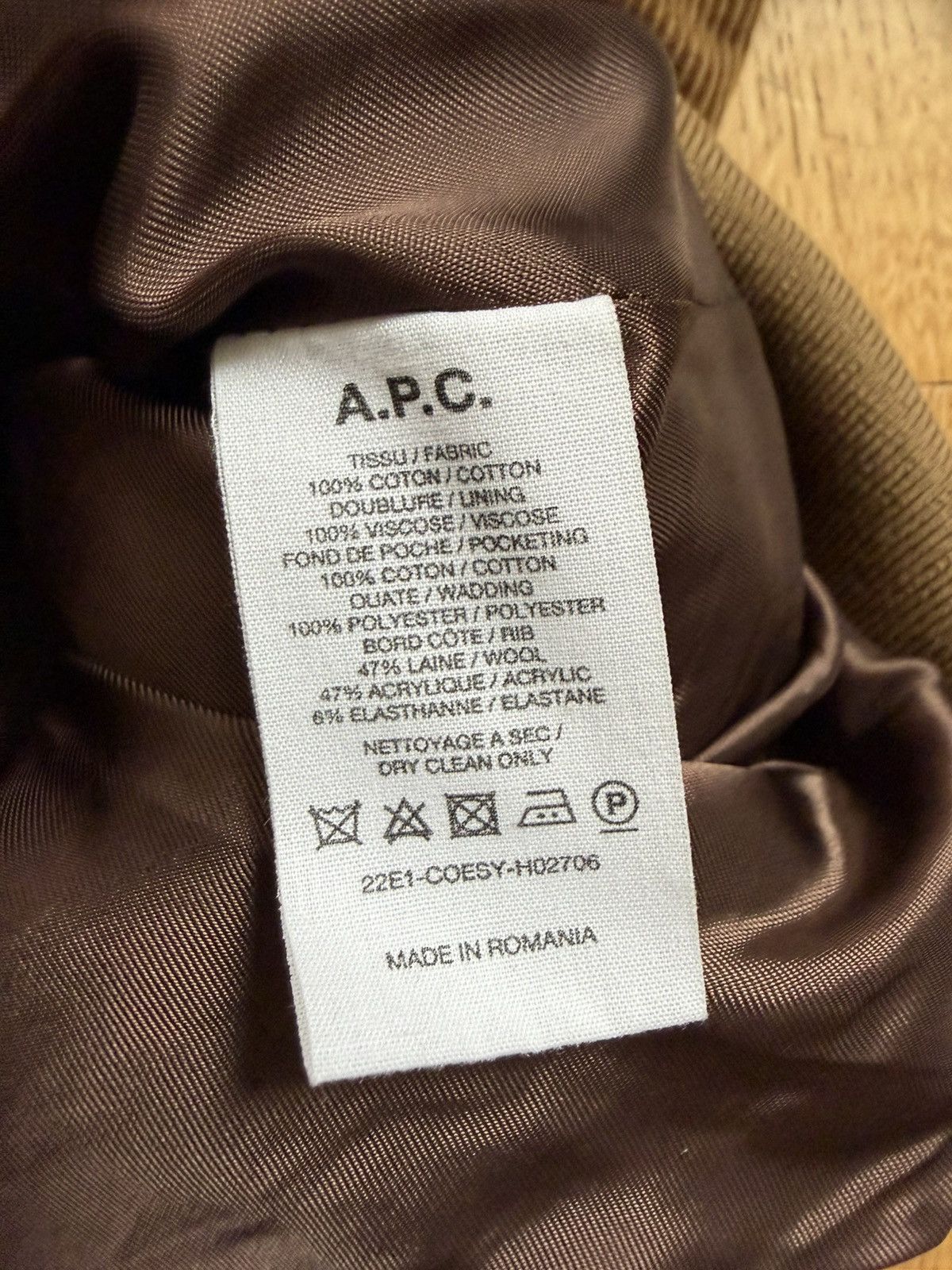 A.P.C. A.P.C. Gilles Corduroy Jacket (Brown) Size US L / EU 52-54 / 3 - 3 Thumbnail