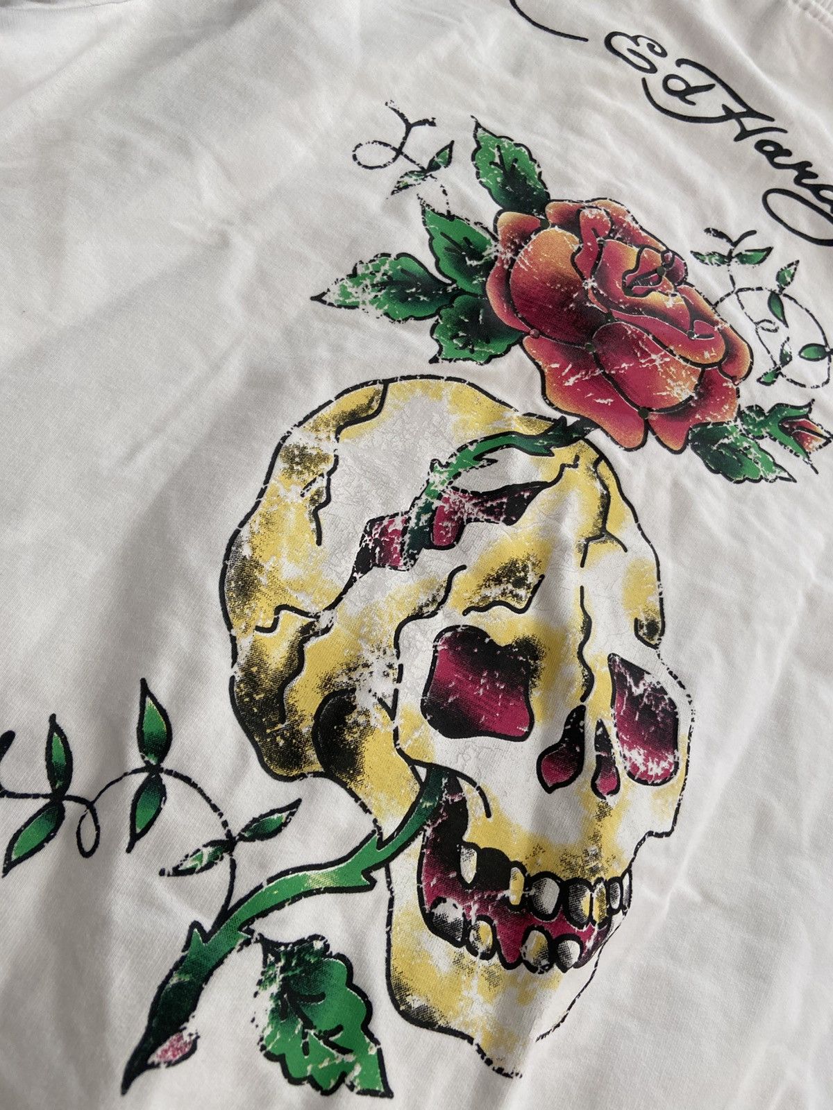 Designer × Ed Hardy Ed hardy streetwear ZIP sweatshirt skull y2k drain slay c Size S / US 4 / IT 40 - 3 Thumbnail