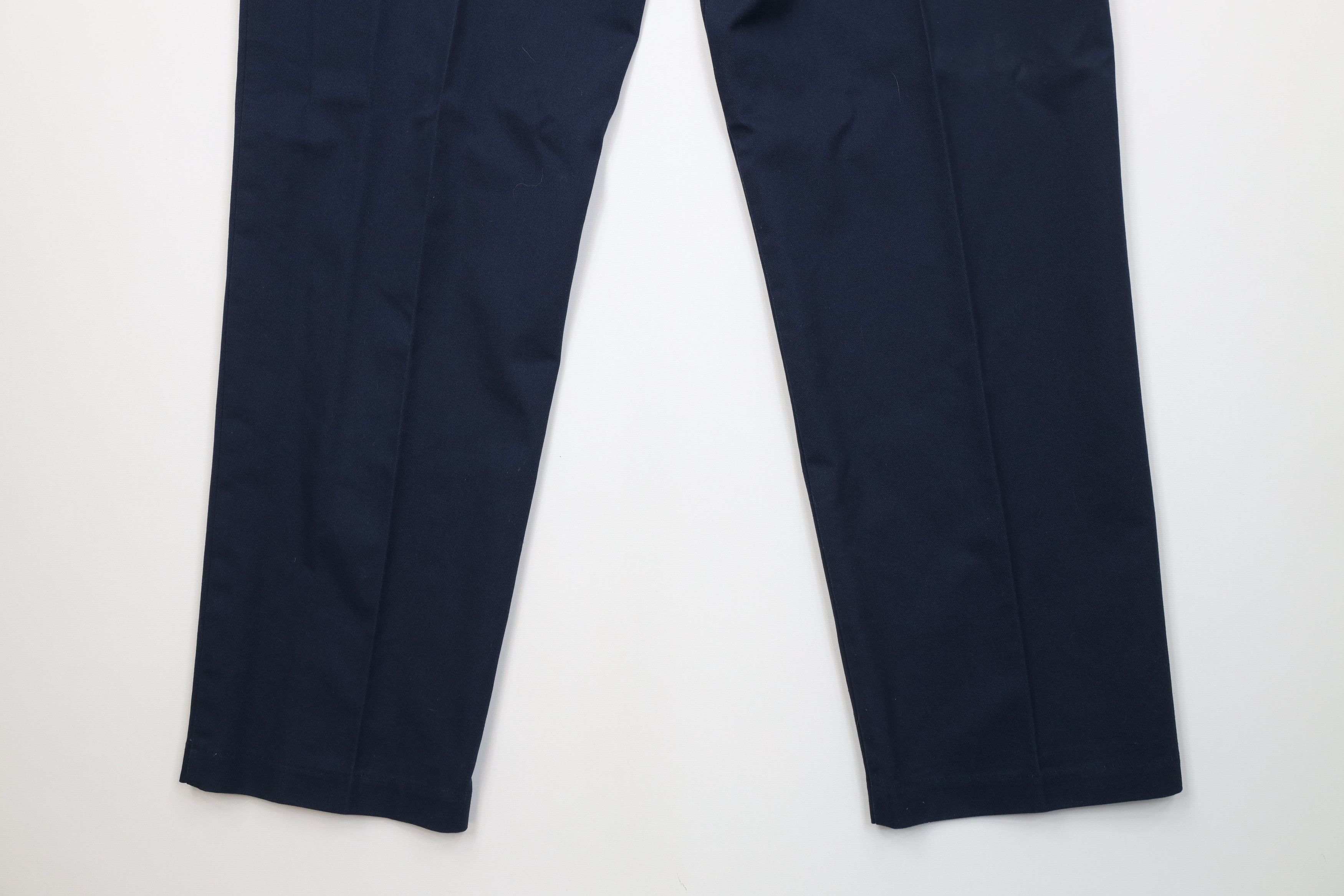 Vintage Vintage 90s Streetwear Wide Leg Chino Pants Workwear Blue Size US 36 / EU 52 - 11 Thumbnail