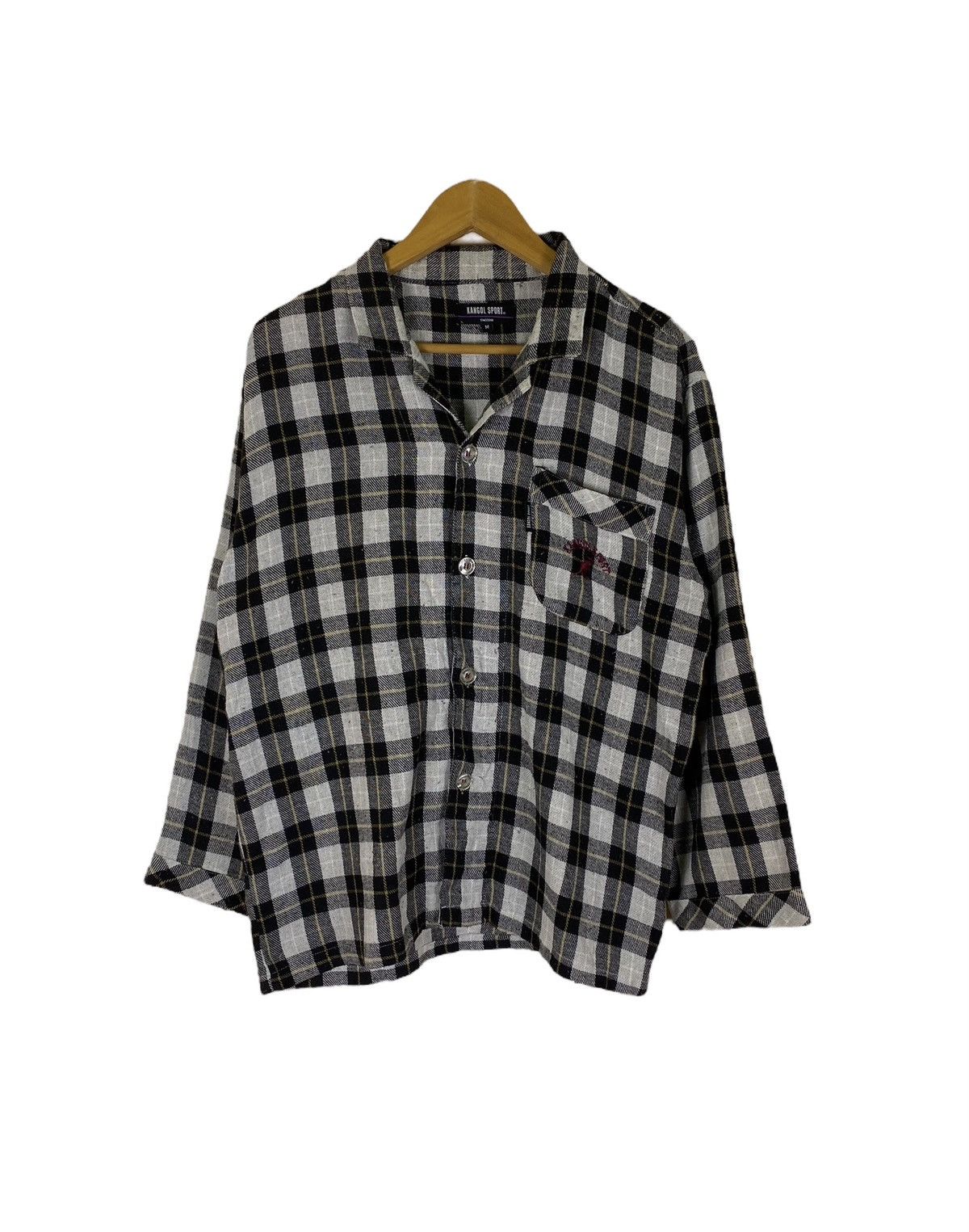 Kangol Kangol Sport Flannel Button Up LS Shirt Size US M / EU 48-50 / 2 - 1 Thumbnail