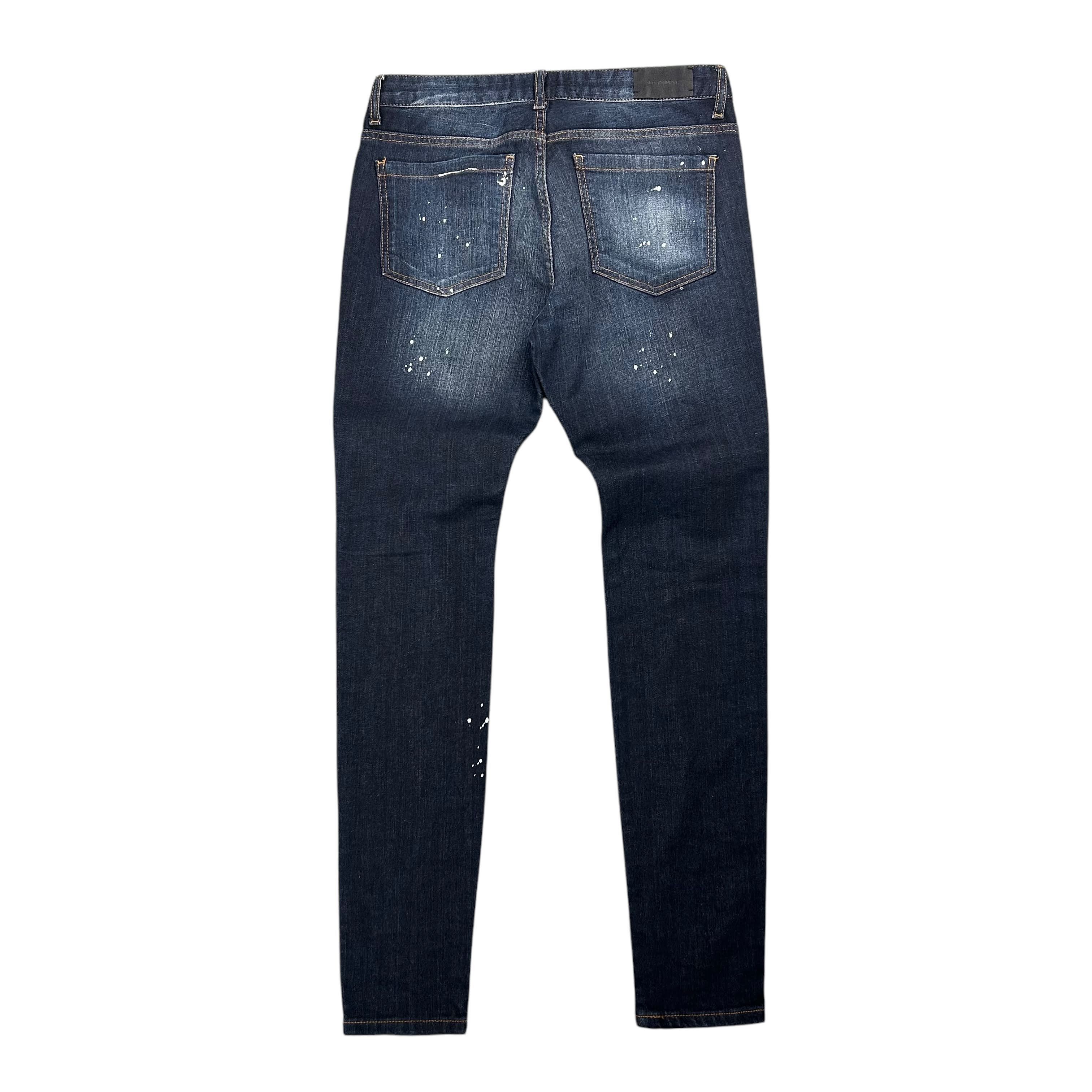 Represent Clo. Represent Essential Denim Paint Splatter Blue Jeans W32 Size US 32 / EU 48 - 2 Thumbnail