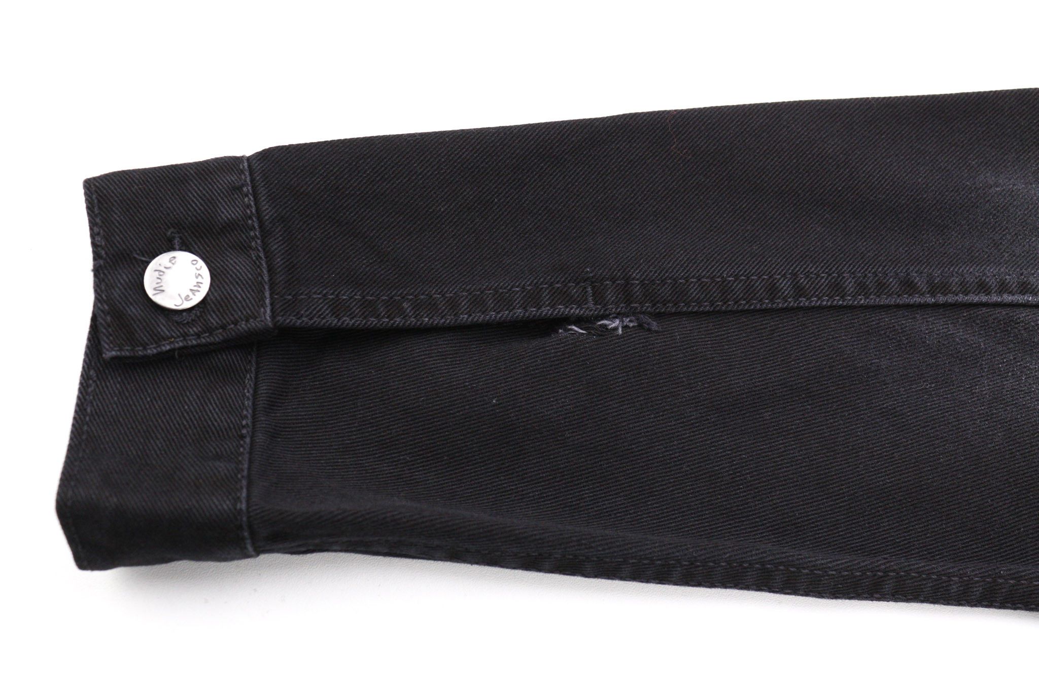 Nudie Jeans BILLY S Dark Shist Denim Logo Pockets Jacket 81043 Size US S / EU 44-46 / 1 - 8 Thumbnail