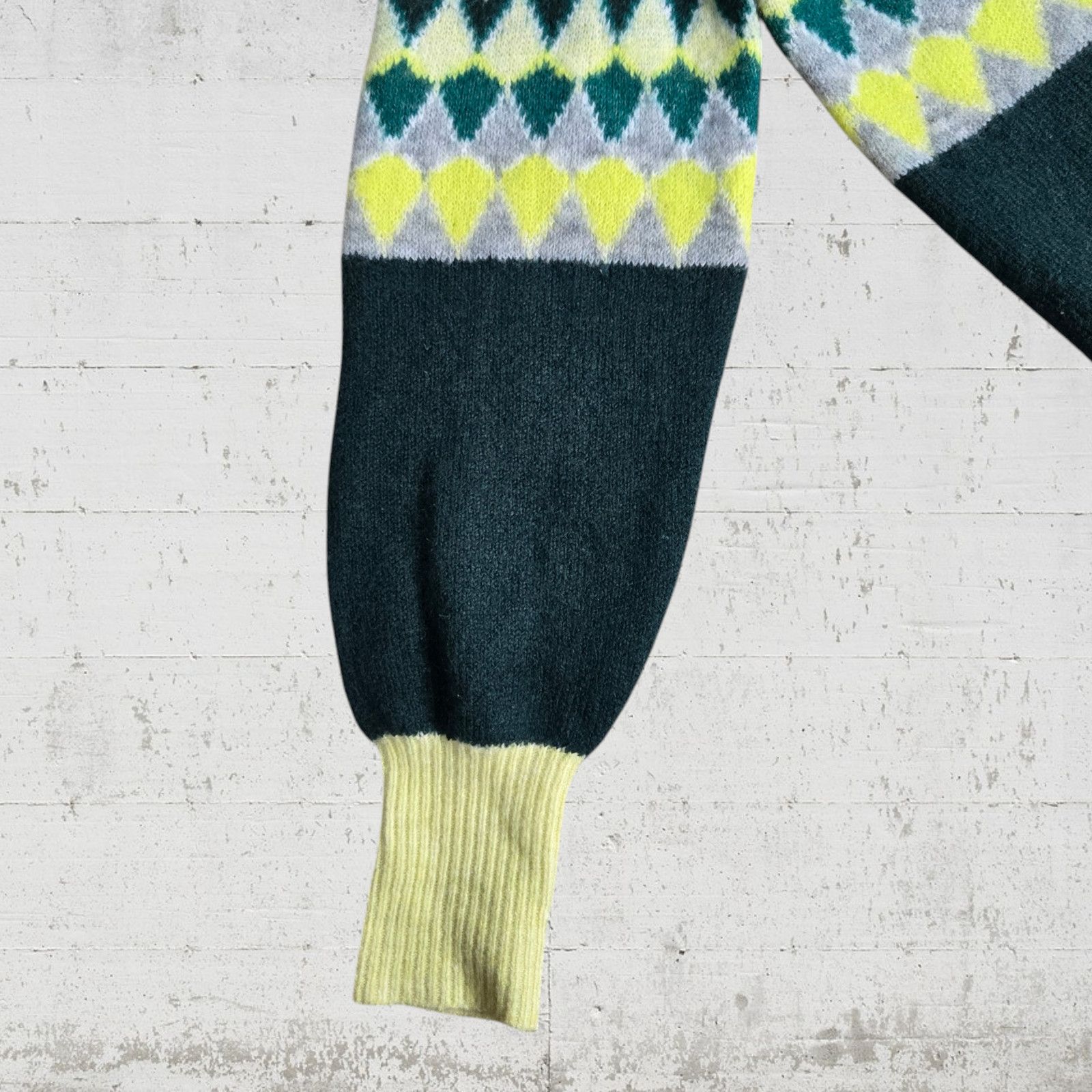 Loft Loft Yellow Green Ski Lodge Turtleneck Sweater Size Small Size S / US 4 / IT 40 - 5 Thumbnail