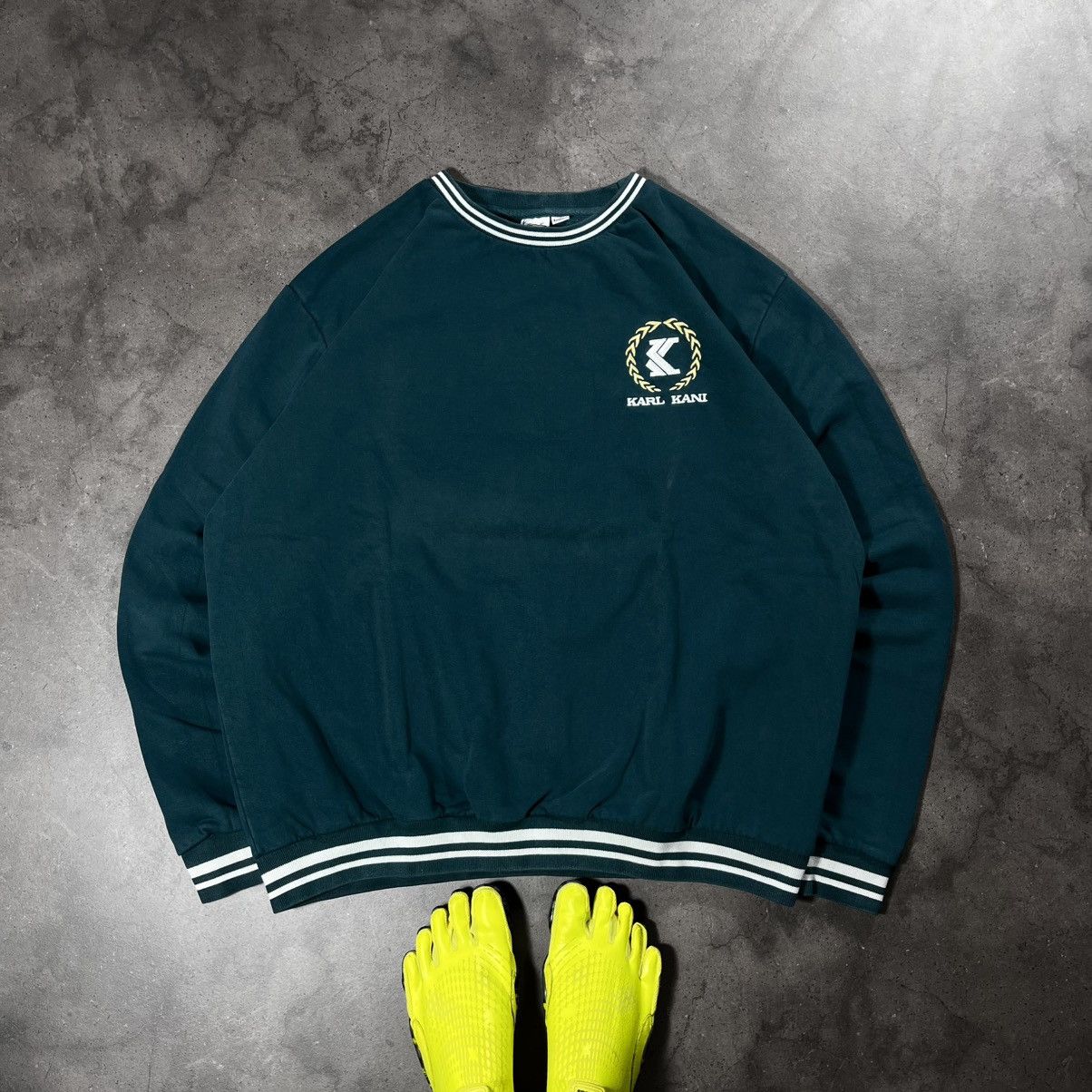 Karl Kani Karl Kani Vintage JNCO Big Logo Spellout Crewneck Sweatshirt Size US XL / EU 56 / 4 - 6 Thumbnail